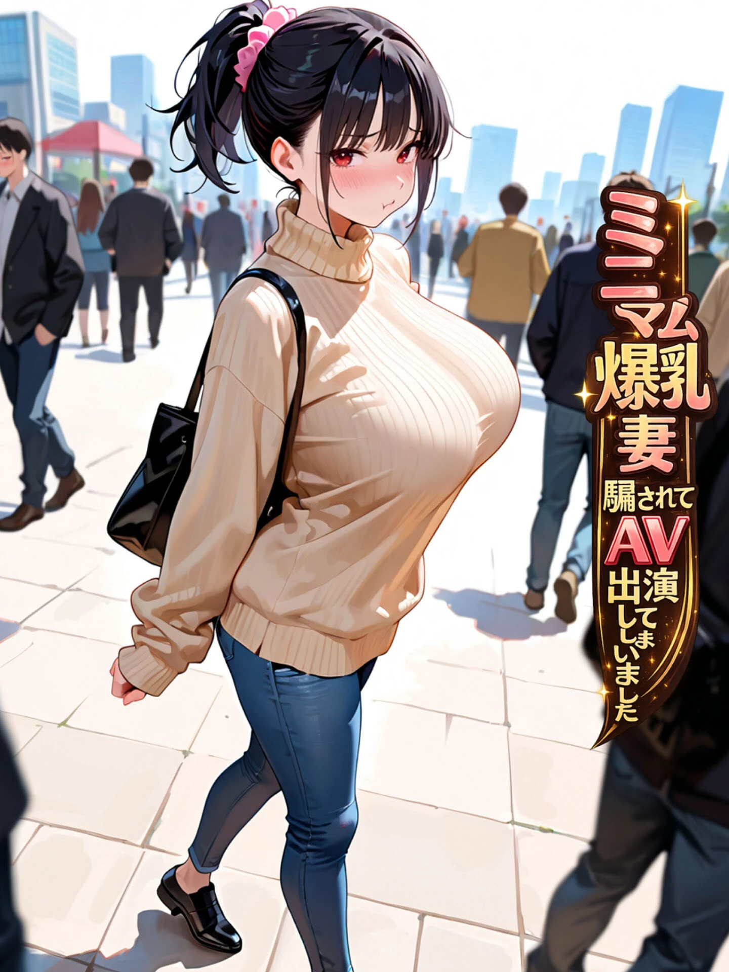 ミニマム爆乳妻〜騙されてAV出演してしまいました〜 モザイク版ページ14