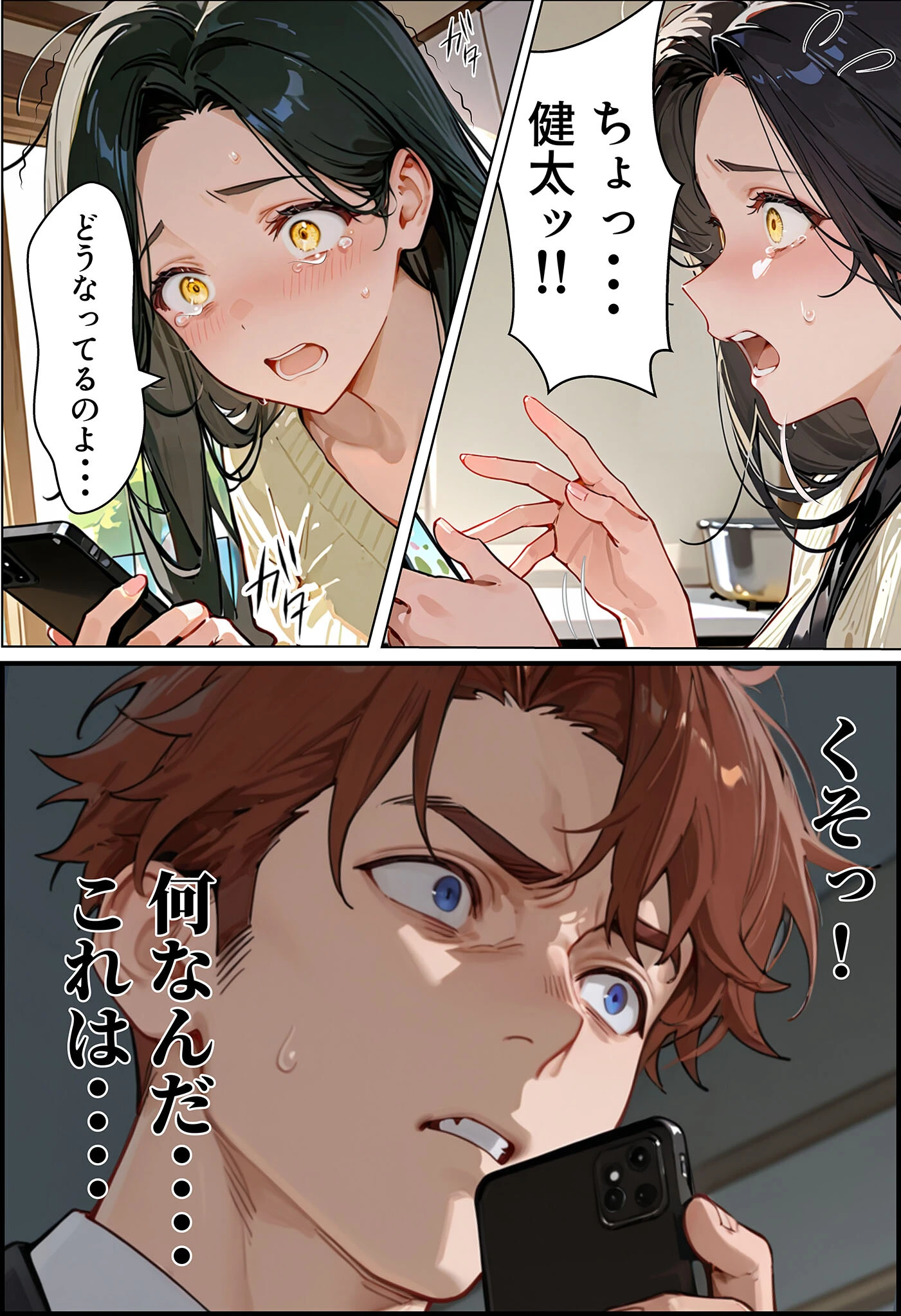 夫が学生時代いじめていたデカ●ン男にNTRされた結果w旦那完全上位互換神ち●ぽに上書きされた件 モザイク版ページ15