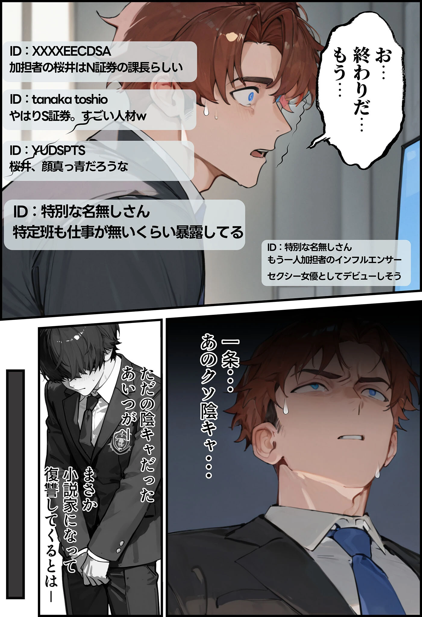 夫が学生時代いじめていたデカ●ン男にNTRされた結果w旦那完全上位互換神ち●ぽに上書きされた件 モザイク版ページ21