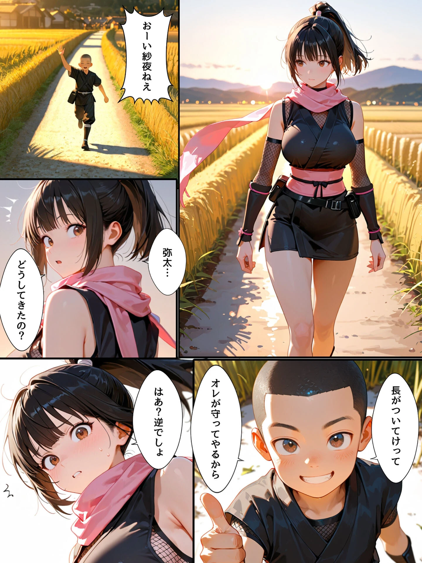 隙だらけな爆乳くの一潜入任務 モザイク版ページ10