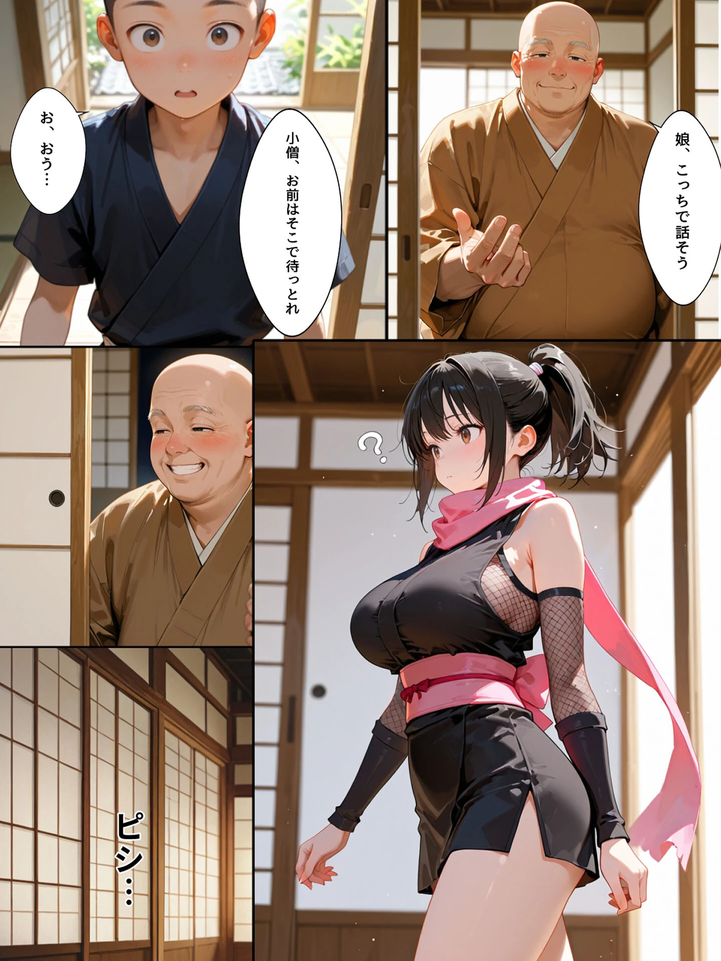隙だらけな爆乳くの一潜入任務 モザイク版ページ17