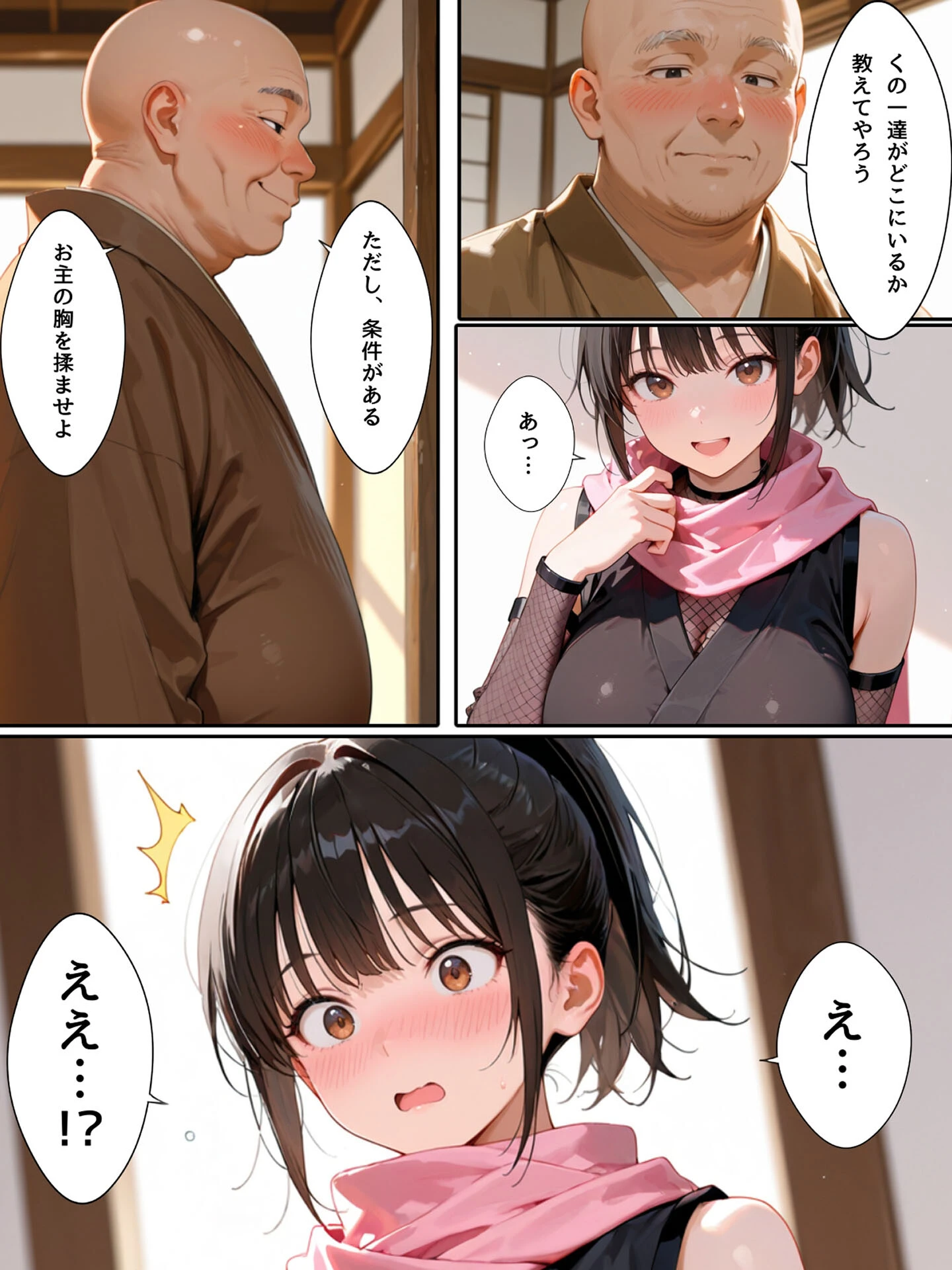 隙だらけな爆乳くの一潜入任務 モザイク版ページ18