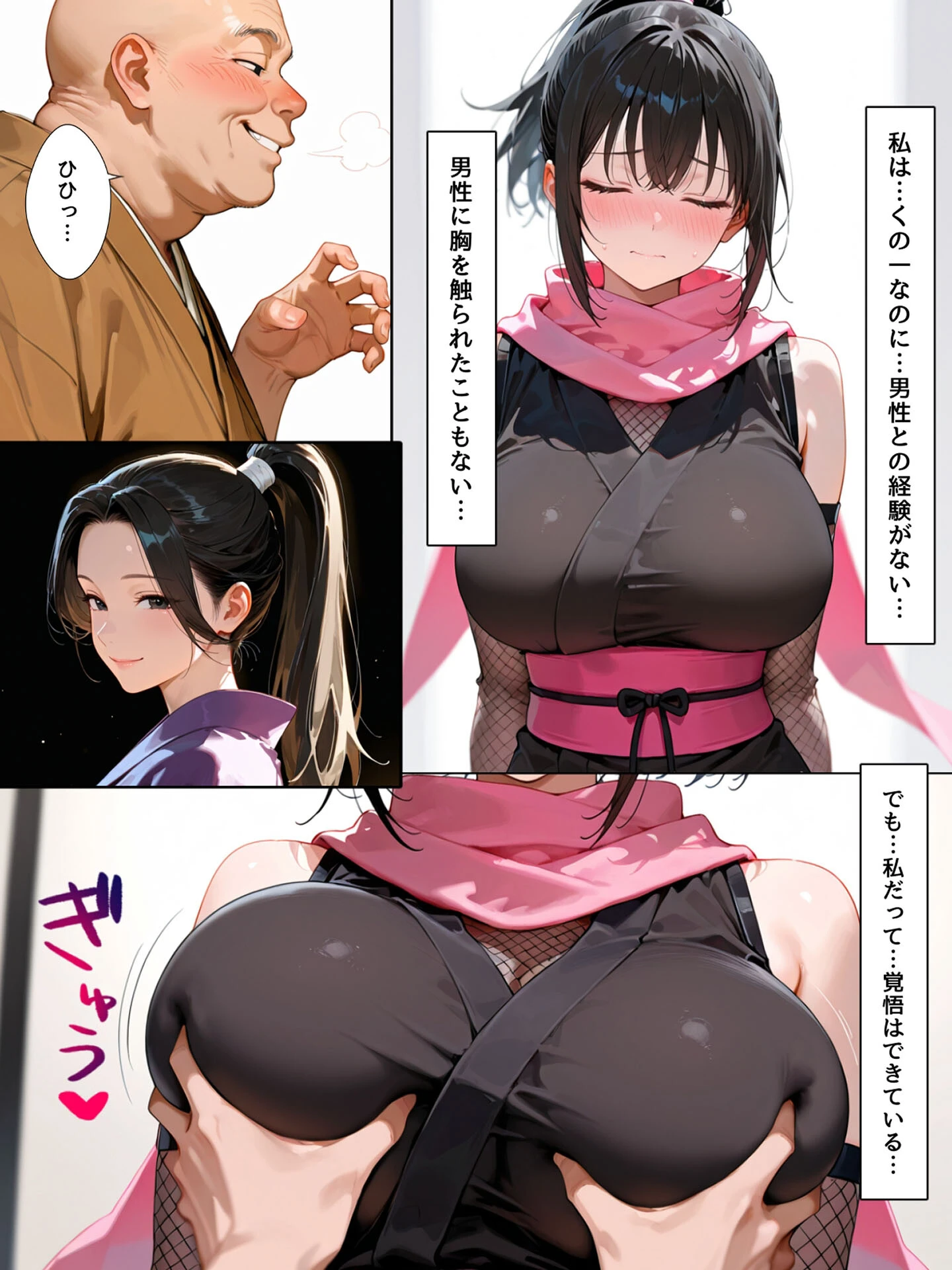 隙だらけな爆乳くの一潜入任務 モザイク版ページ20