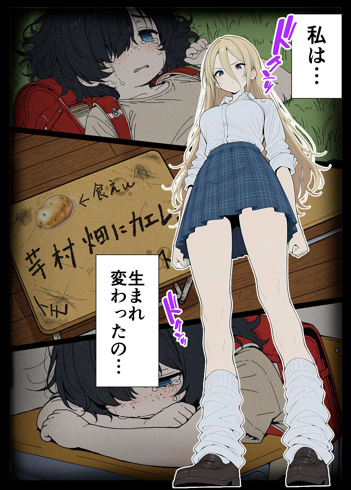整形ギャルさん、クラスの底辺男子に弱み握られて●●●●されちゃいました モザイク版ページ7