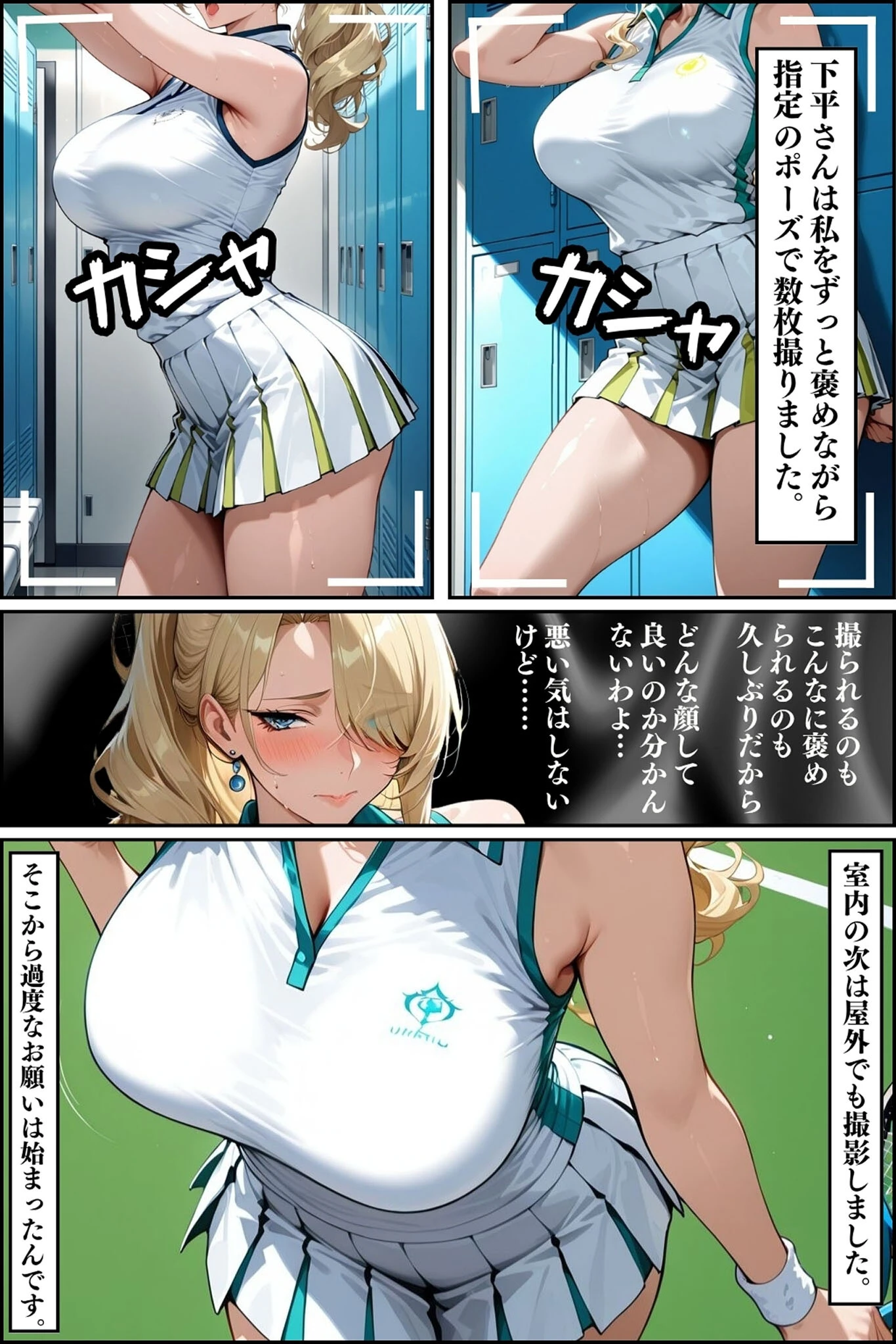 人妻ですが雌でした〜イきたくないのに醜顔アクメ テニスコーチが醜態晒した日〜 モザイク版ページ11