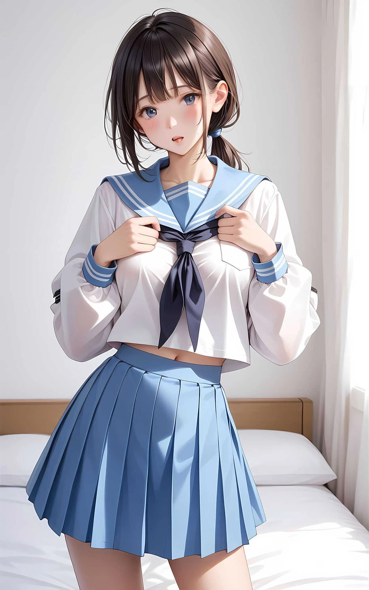 ぱんちら撮影会のはずが、いつのまにかおじさんち〇ぽに沼る話 セット版 モザイク版ページ20