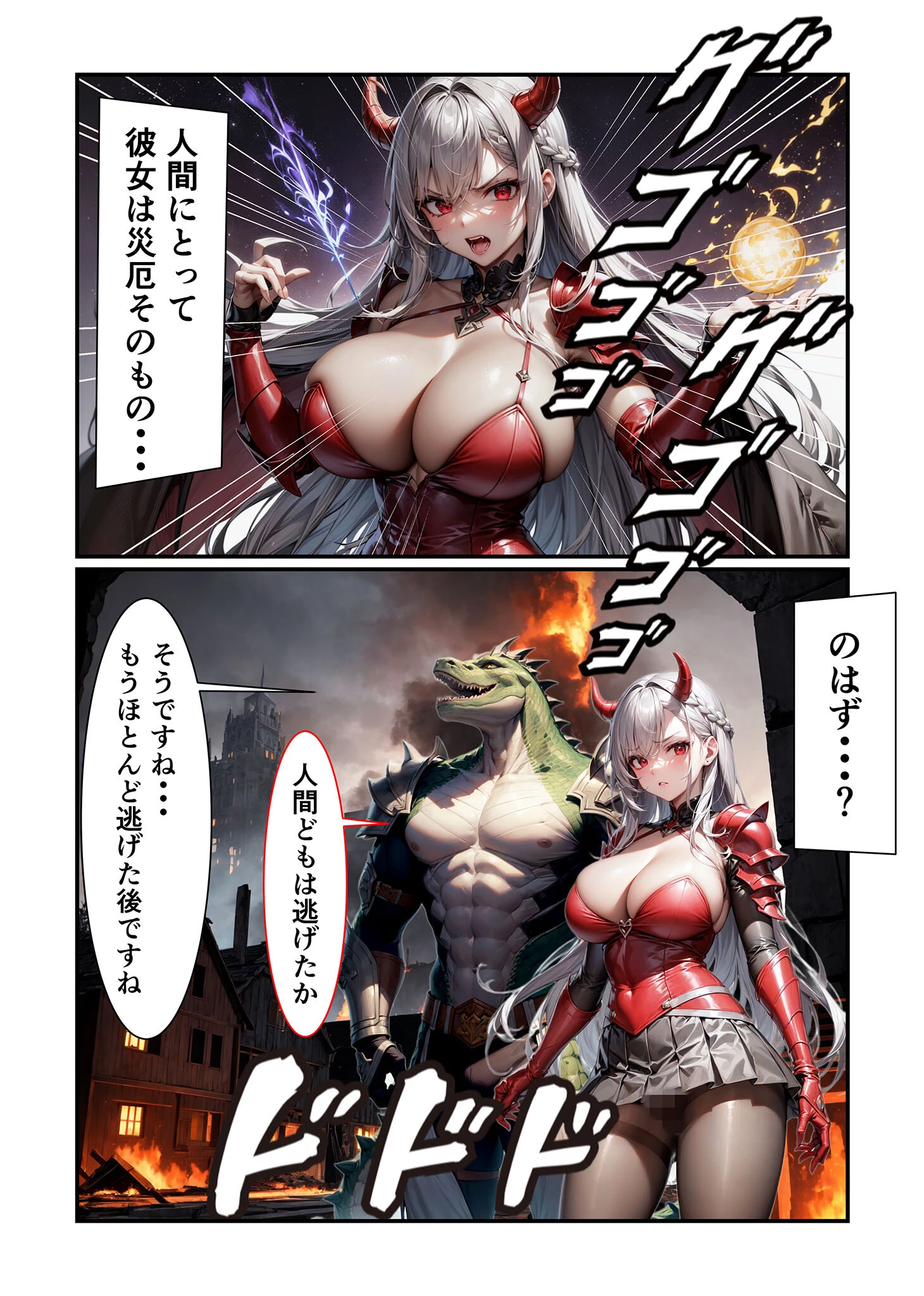 魔王様はえっちがお好き 〜最強魔族の甘く淫らな夜の営み〜 モザイク版ページ8