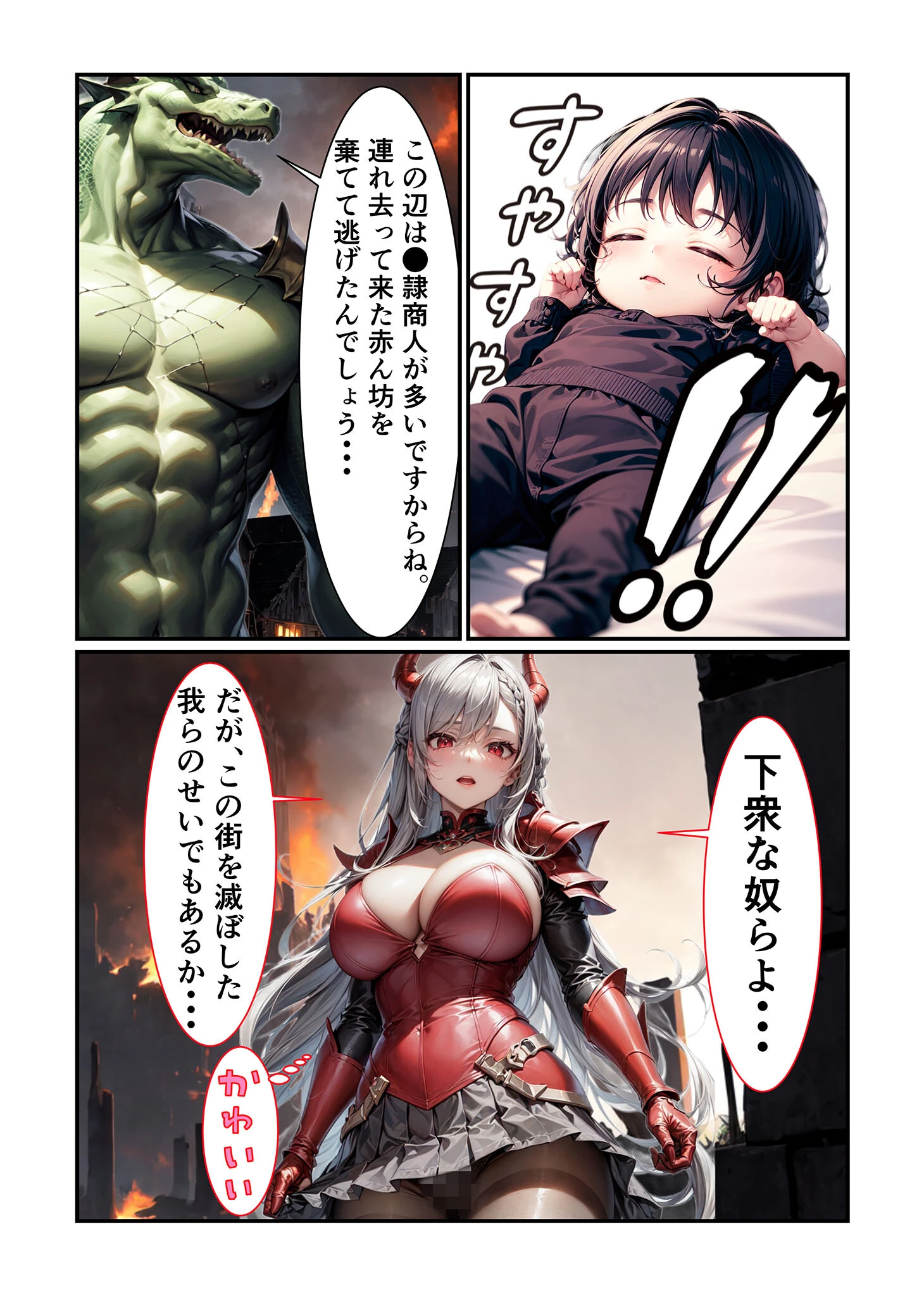 魔王様はえっちがお好き 〜最強魔族の甘く淫らな夜の営み〜 モザイク版ページ10