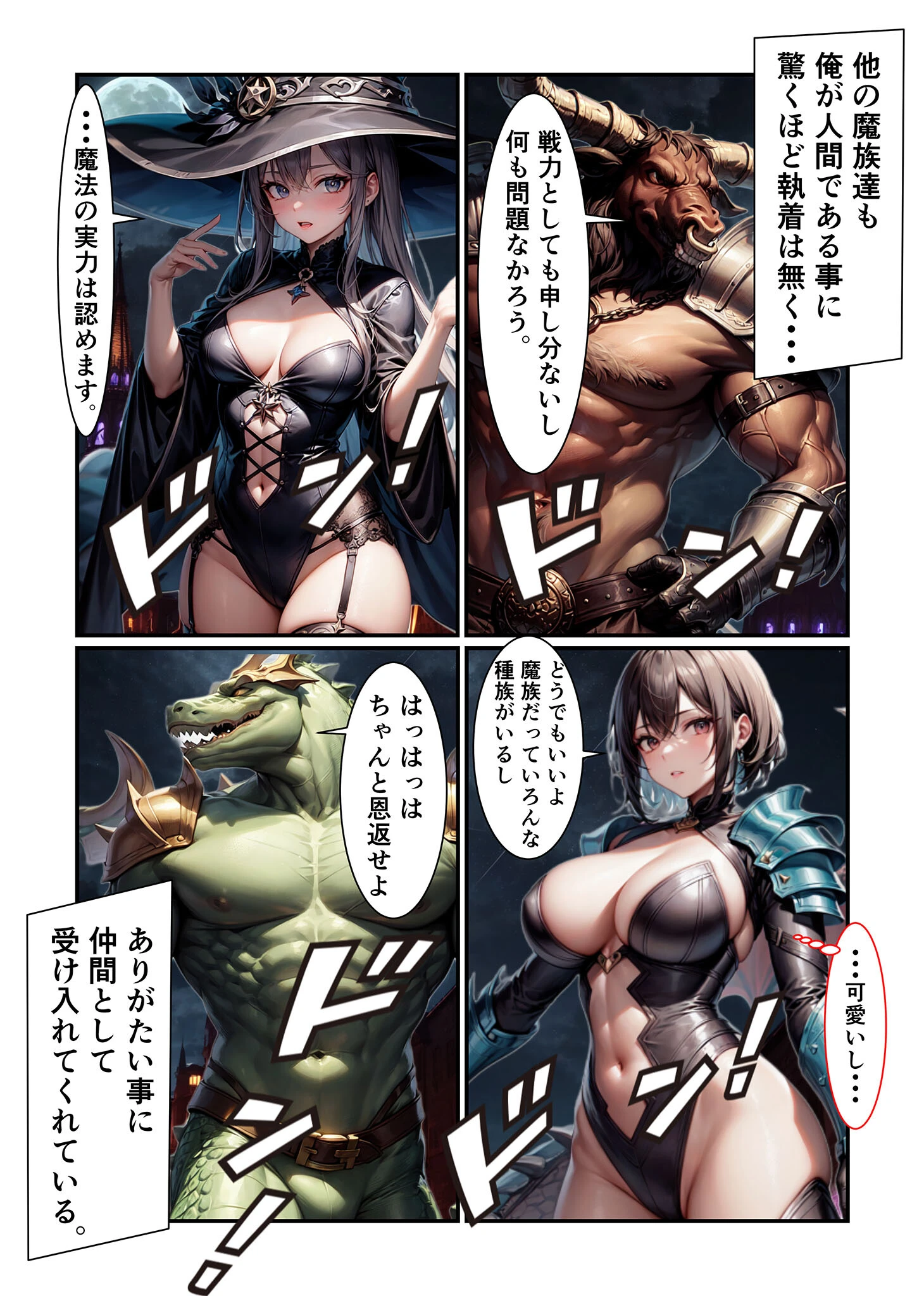 魔王様はえっちがお好き 〜最強魔族の甘く淫らな夜の営み〜 モザイク版ページ13
