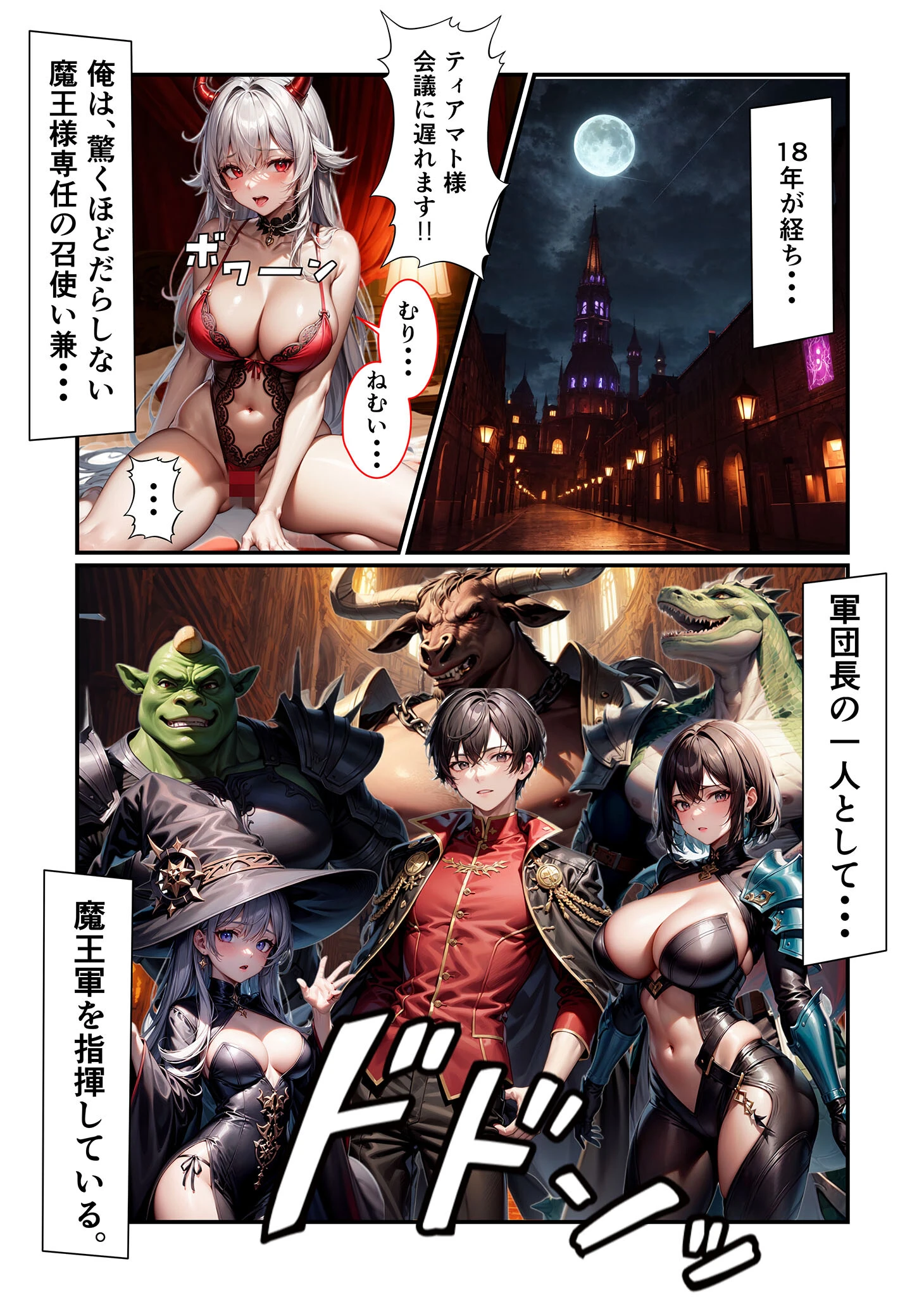 魔王様はえっちがお好き 〜最強魔族の甘く淫らな夜の営み〜 モザイク版ページ14