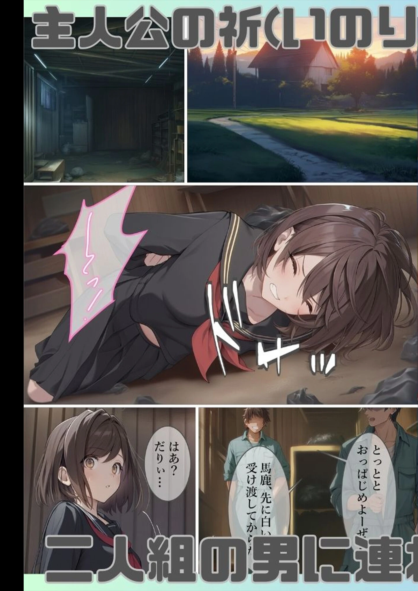 魔法少女WISHES1巻 祈拉致編＋BADEND モザイク版ページ4