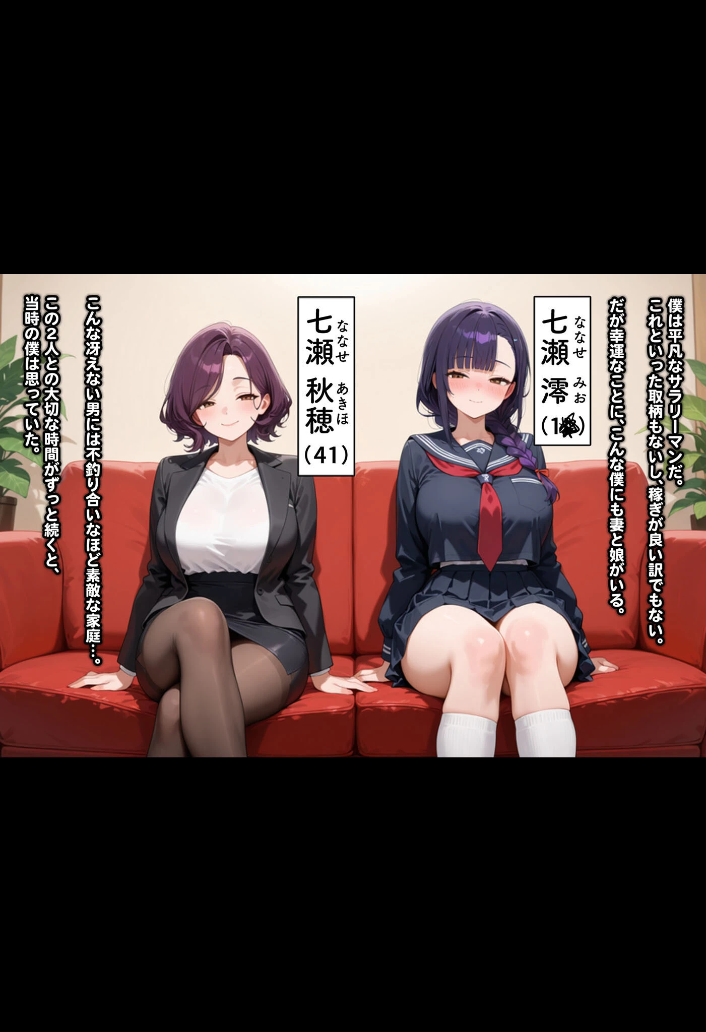 母娘陥落〜黒い巨根に奪われる家庭、寝取られた妻と娘に射●管理される僕〜 モザイク版ページ3