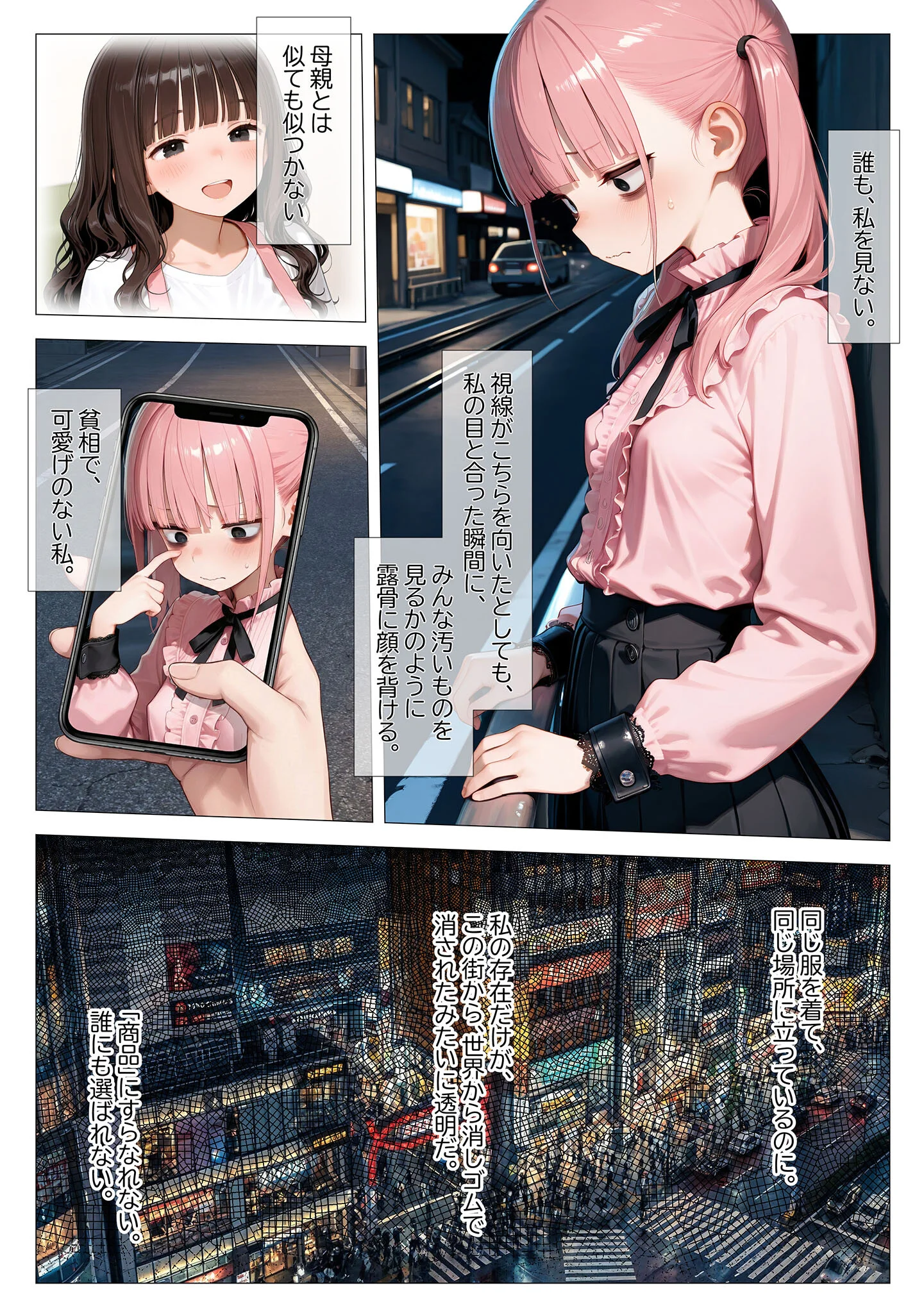地雷系ブス、おじさんを買う。 モザイク版ページ5