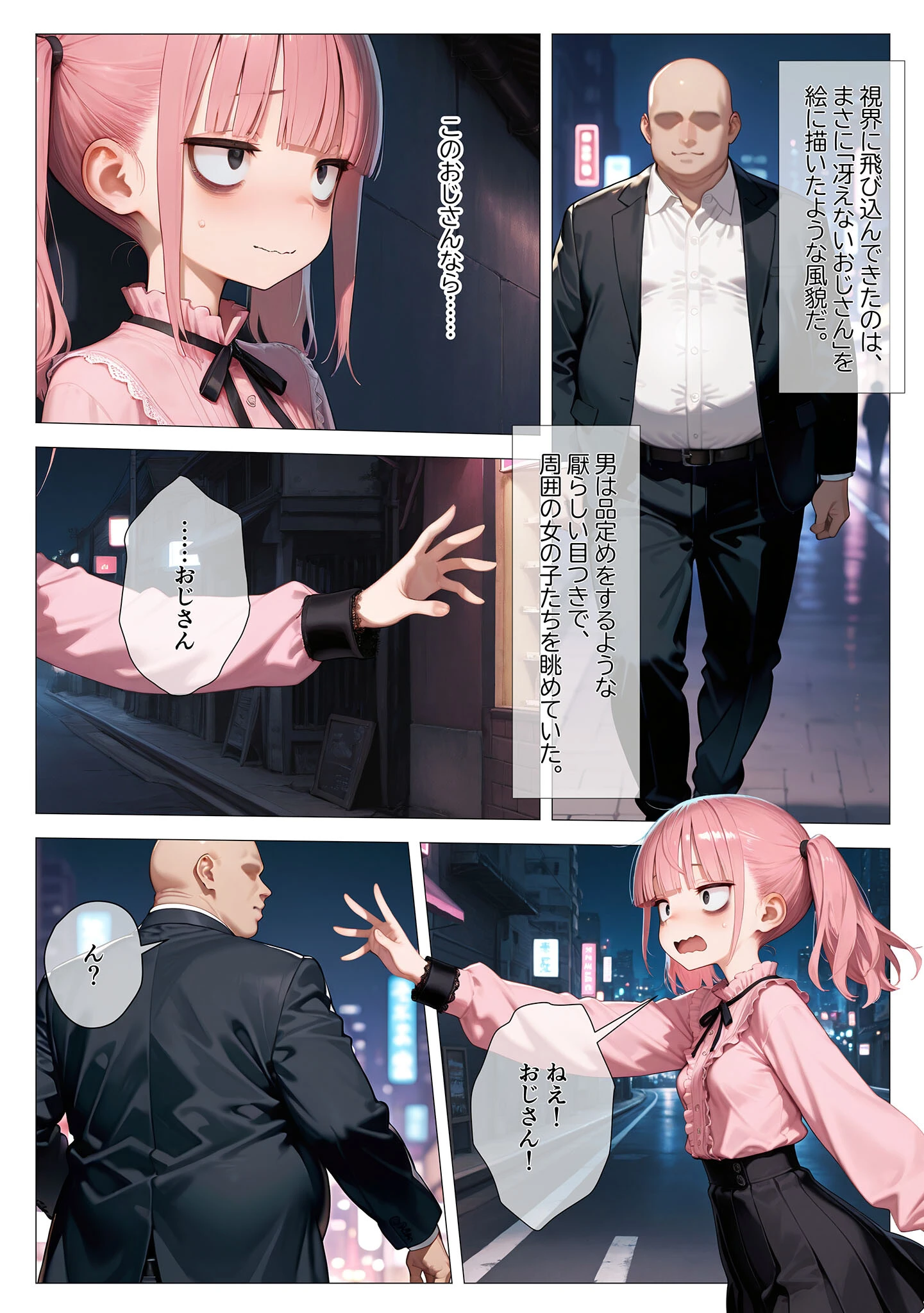 地雷系ブス、おじさんを買う。 モザイク版ページ7