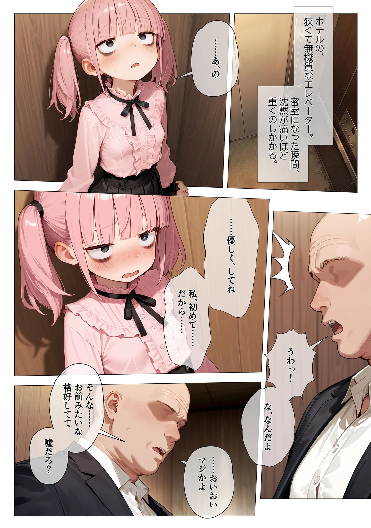 地雷系ブス、おじさんを買う。 モザイク版ページ11