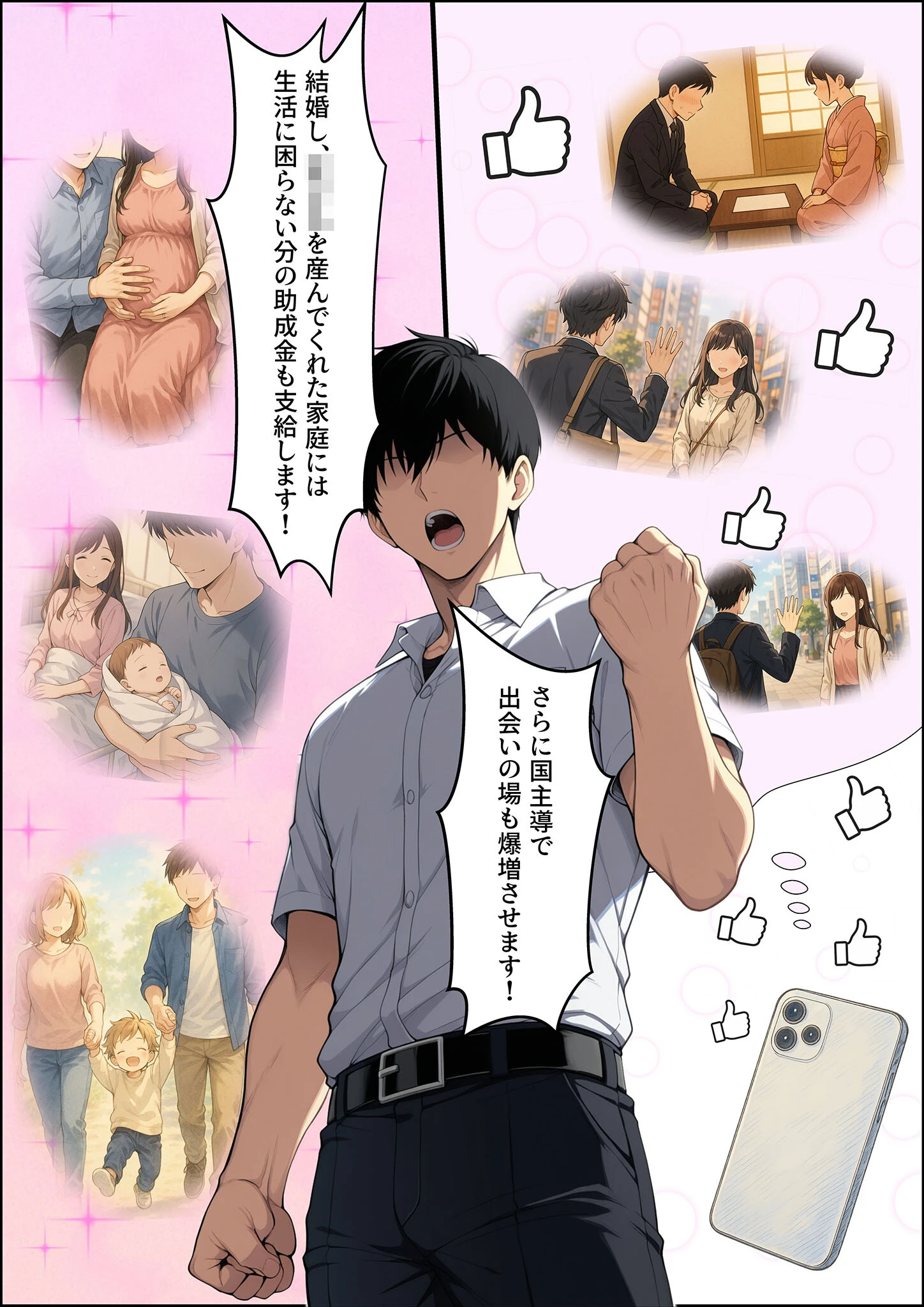 投票率99%!?寝取り派VS純愛派〜勝者の先に待つ日常〜 モザイク版ページ10