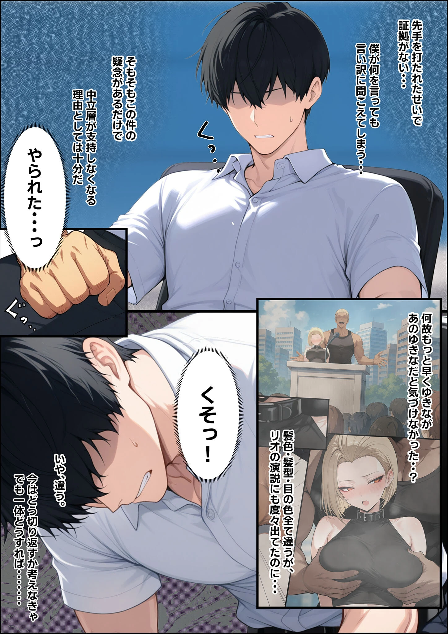 投票率99%!?寝取り派VS純愛派〜勝者の先に待つ日常〜 モザイク版ページ31