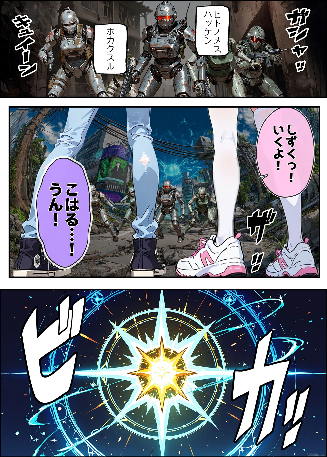 AIが支配する世界で人類を裏切った俺は正義の魔法少女をドスケベ●●する モザイク版ページ8