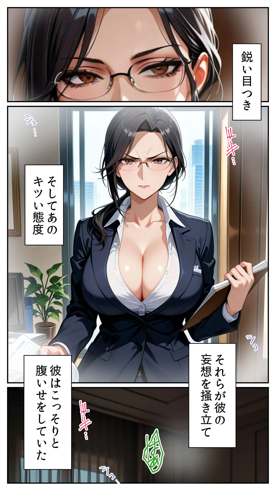●●アプリと人妻お局の淫らな堕落 〜社内一のエロい女を思いのままに〜 モザイク版ページ10