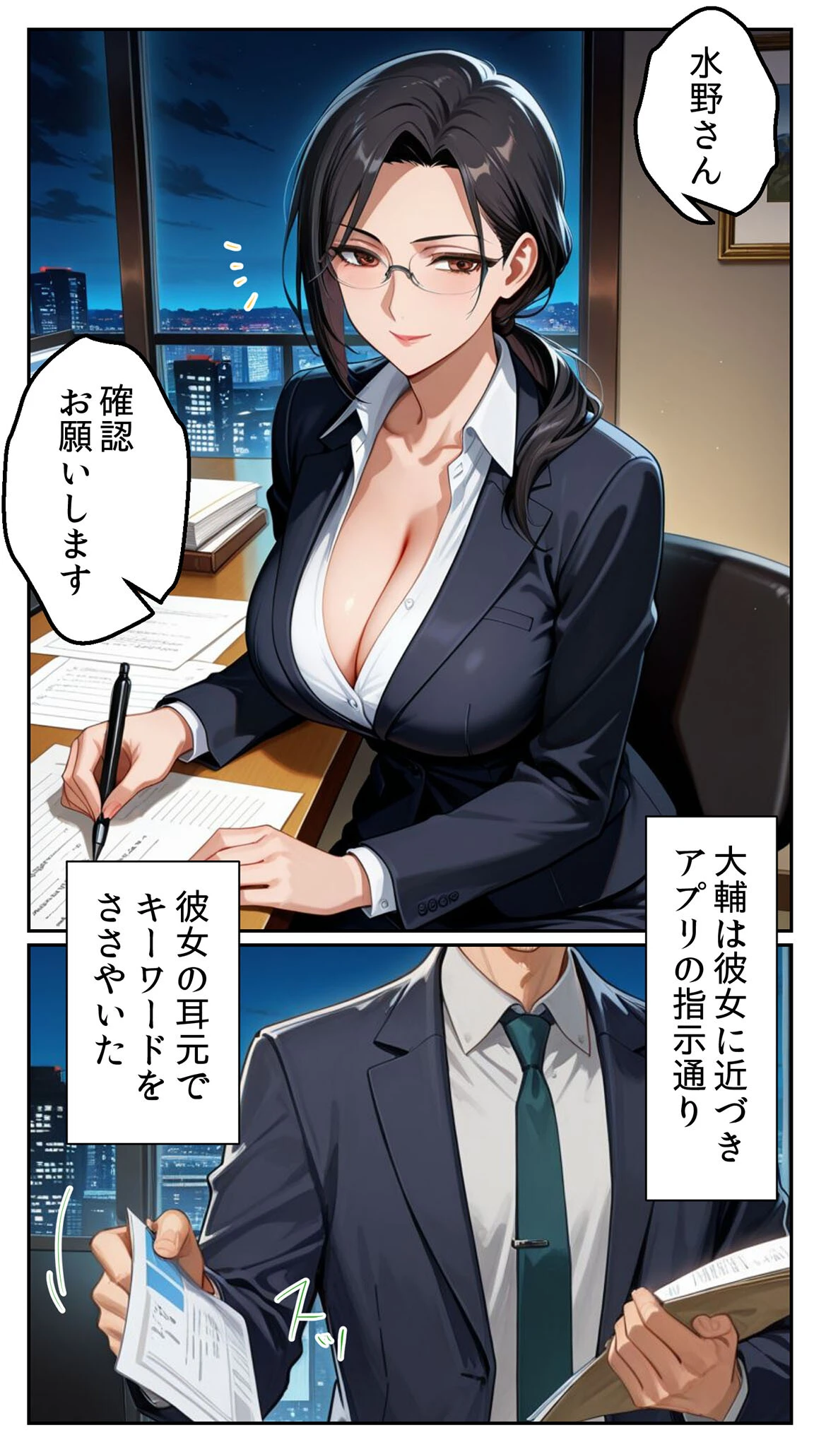 ●●アプリと人妻お局の淫らな堕落 〜社内一のエロい女を思いのままに〜 モザイク版ページ17
