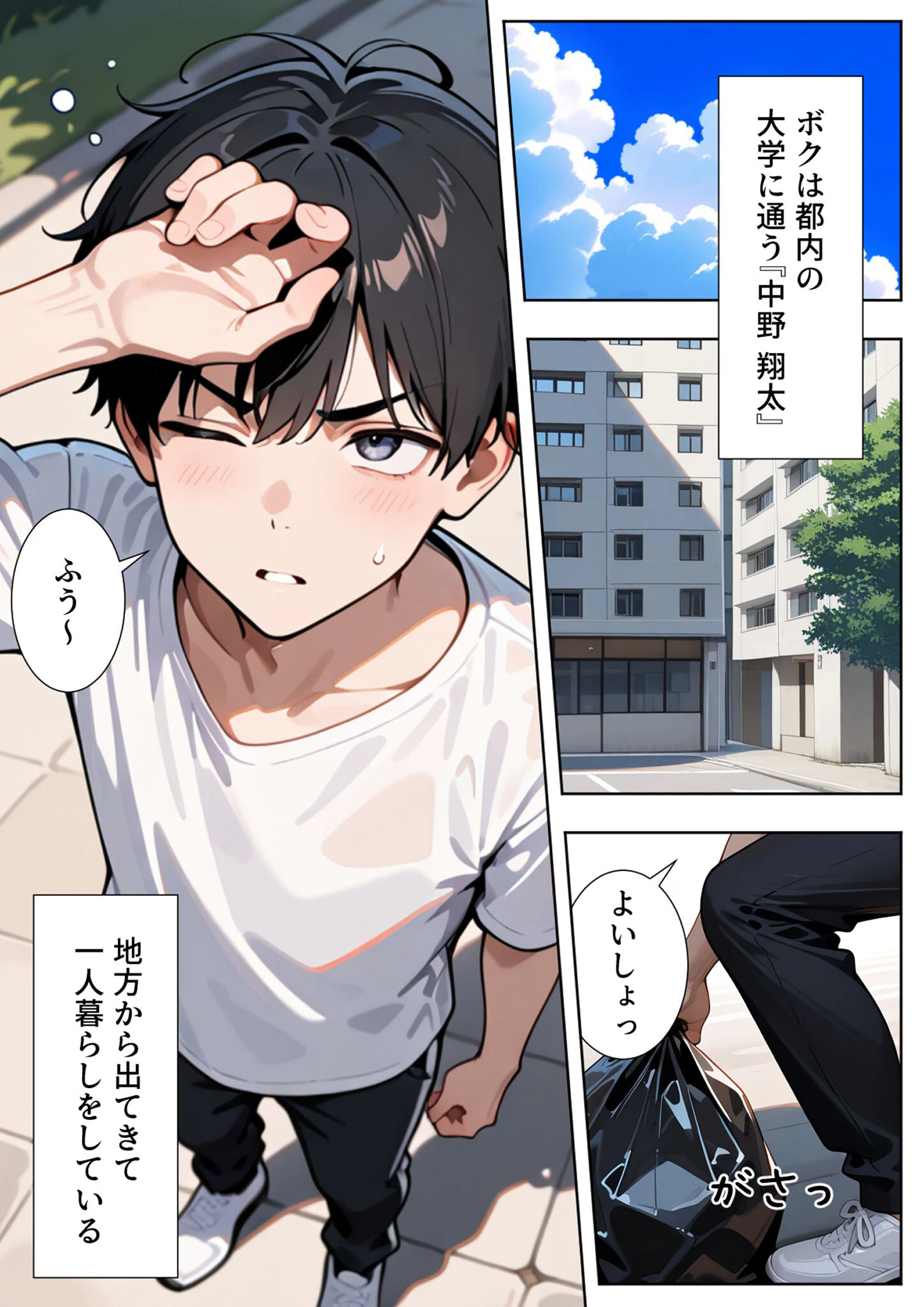 隣の人妻達と関係をもったボクが最高の学生性活を送った話 モザイク版ページ3