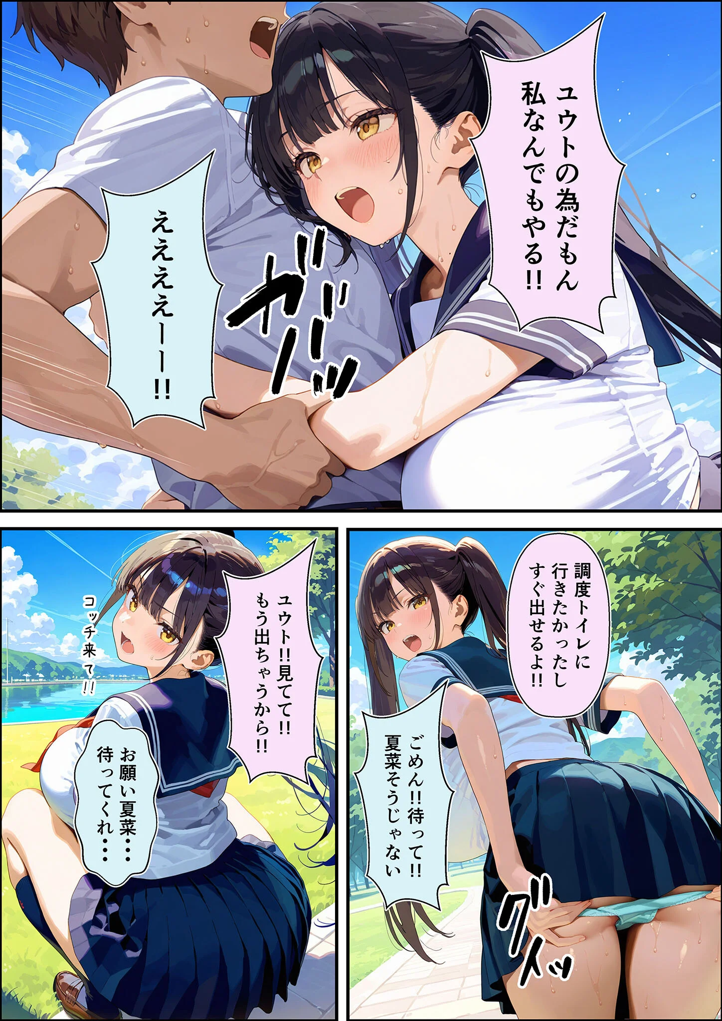 性欲大爆発彼女を鎮火しようとして逆に絶頂潮吹きを覚えさせちゃった話 モザイク版ページ11