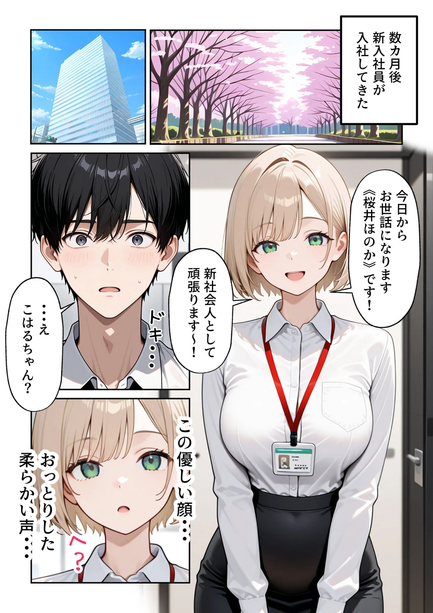 大好きな風俗嬢が新卒OLとして俺の部下になった話（1） モザイク版ページ16