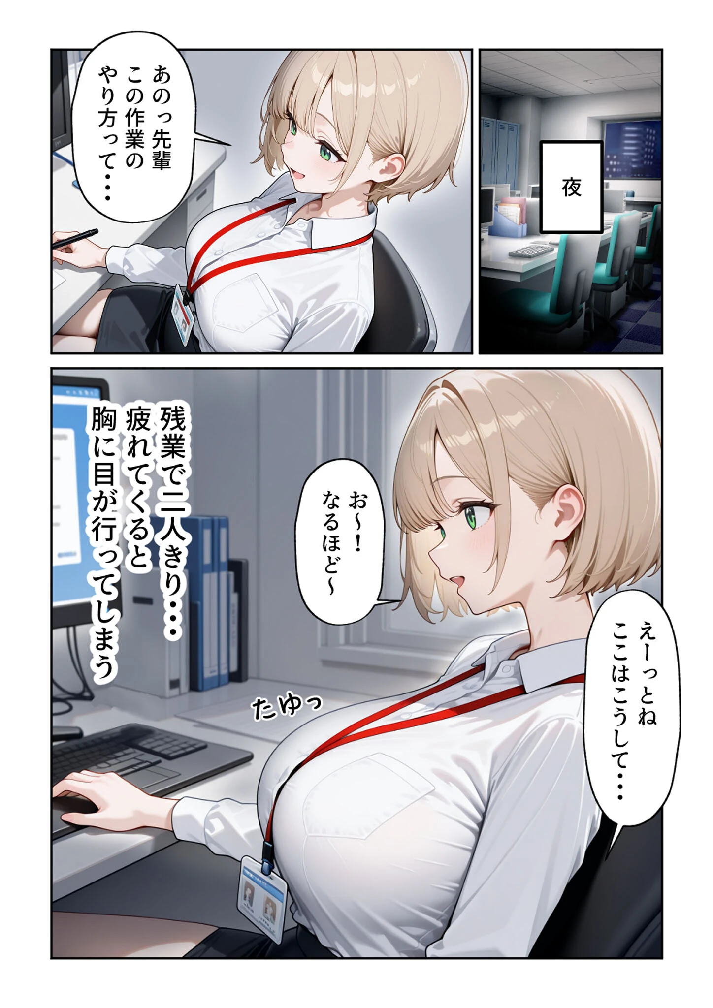 大好きな風俗嬢が新卒OLとして俺の部下になった話（1） モザイク版ページ23
