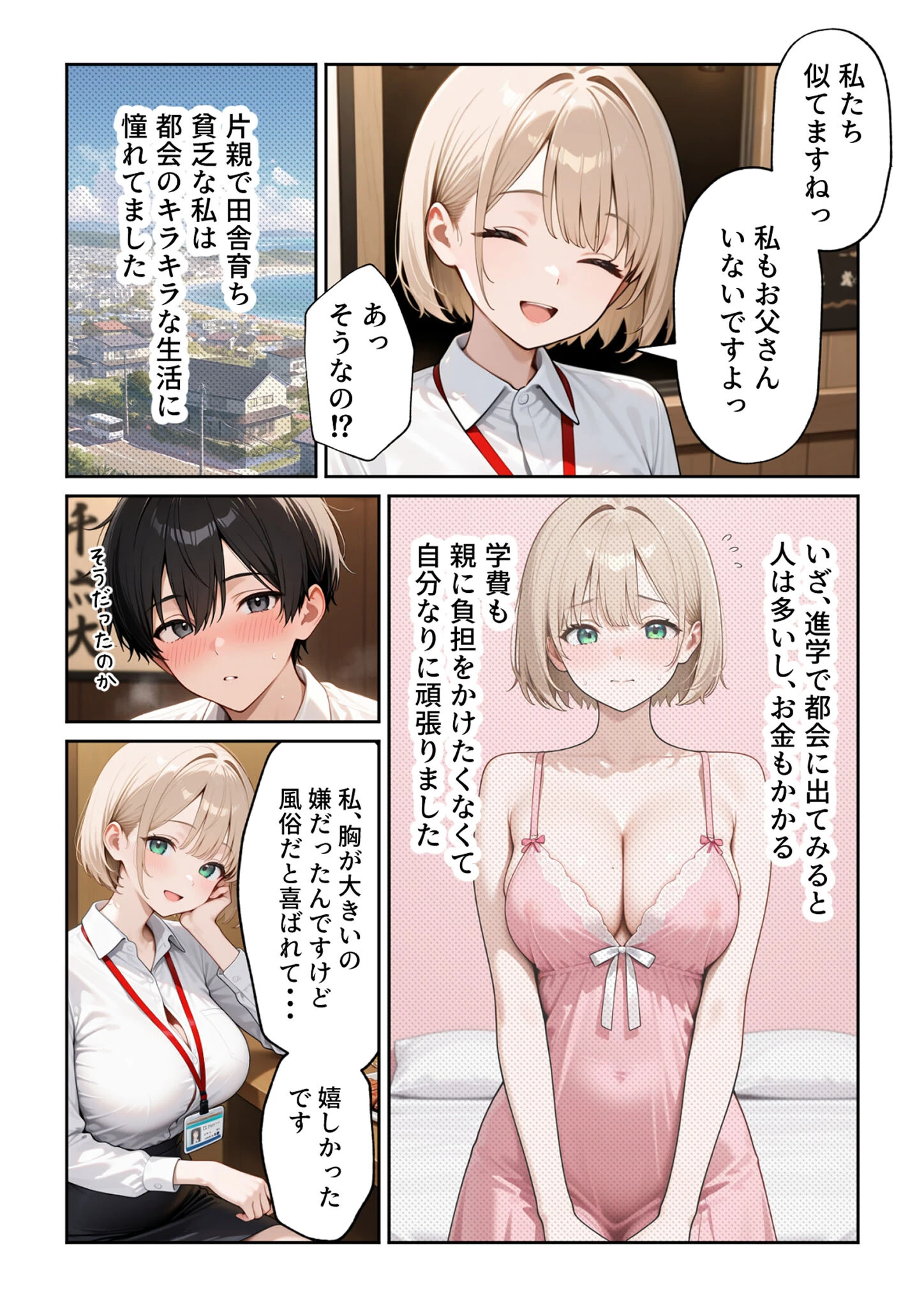 大好きな風俗嬢が新卒OLとして俺の部下になった話（1） モザイク版ページ31