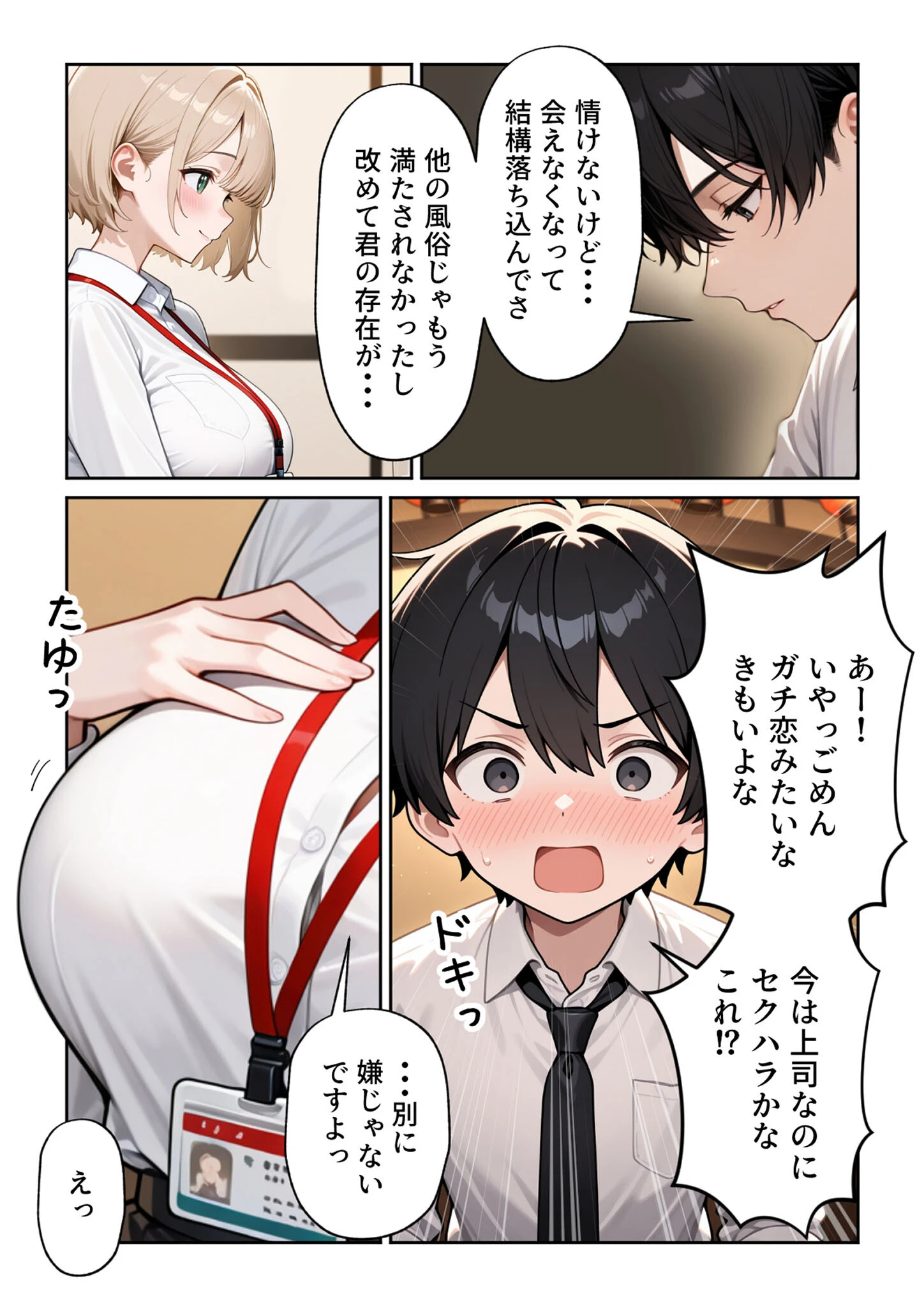 大好きな風俗嬢が新卒OLとして俺の部下になった話（1） モザイク版ページ34