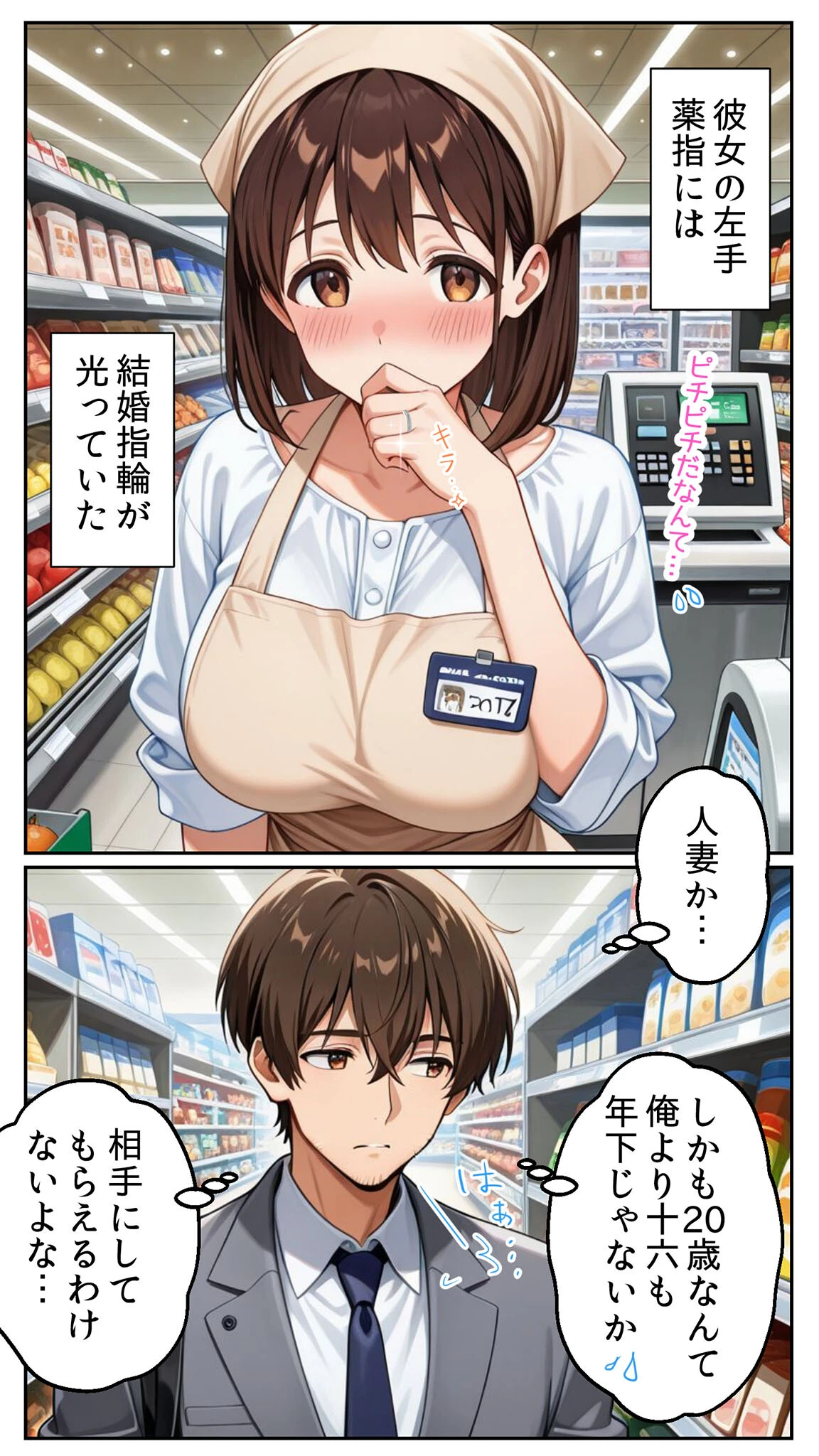 ●●を盛られた清楚な人妻パート(20)を寝取ったら禁断の関係が始まった話 モザイク版ページ7