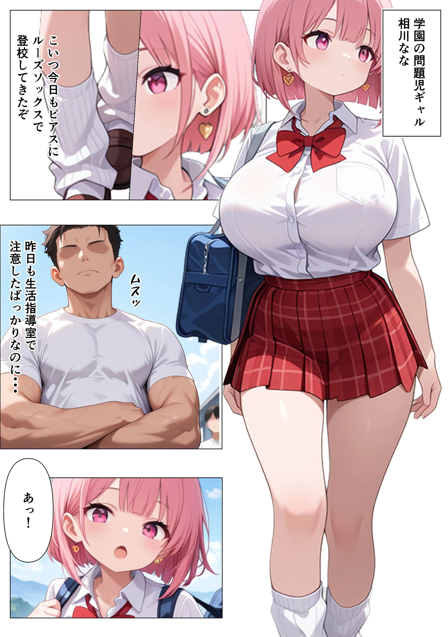 指導部屋は問題児エロかわギャルとのイチャラブ部屋になりました モザイク版ページ4