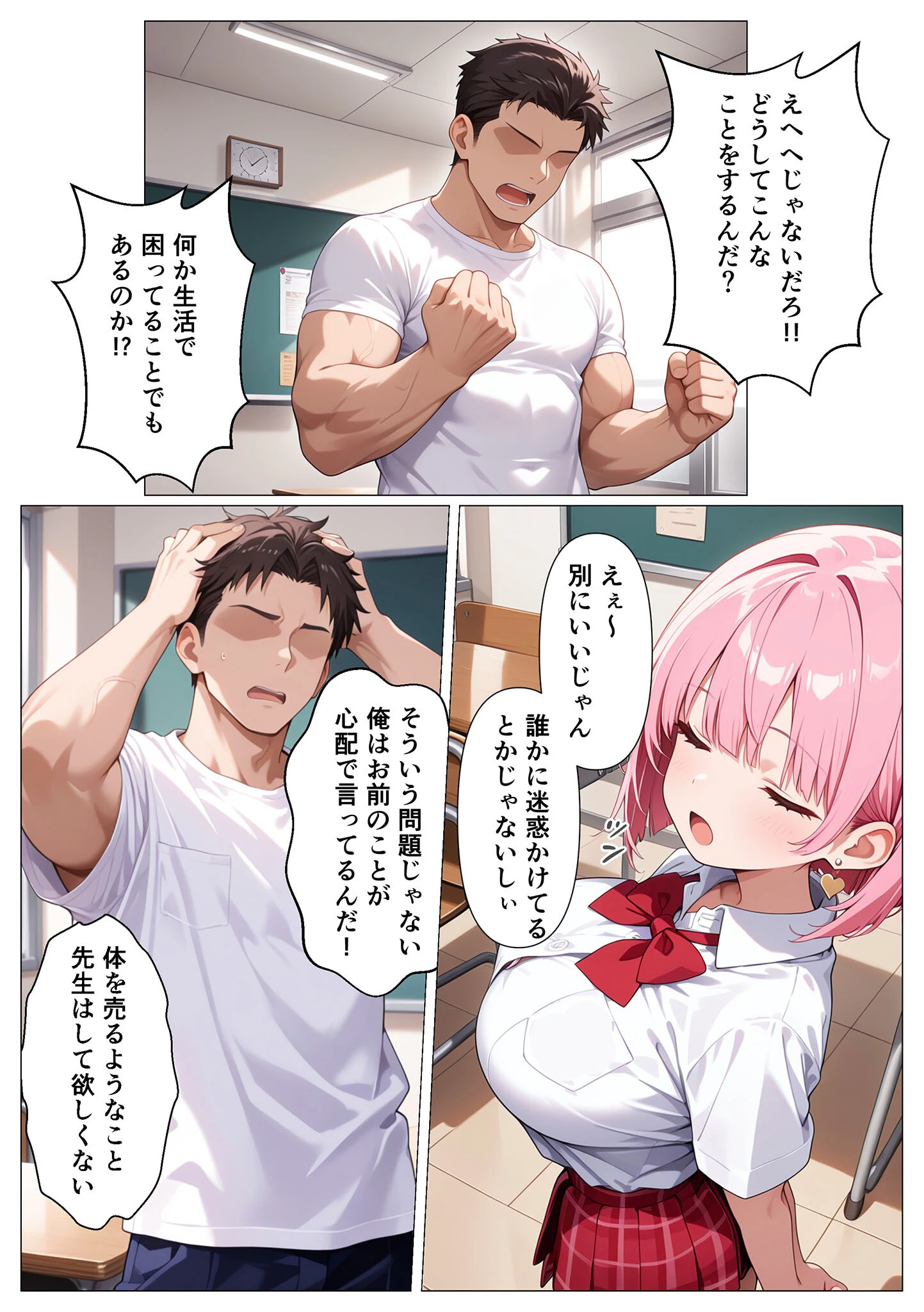指導部屋は問題児エロかわギャルとのイチャラブ部屋になりました モザイク版ページ13