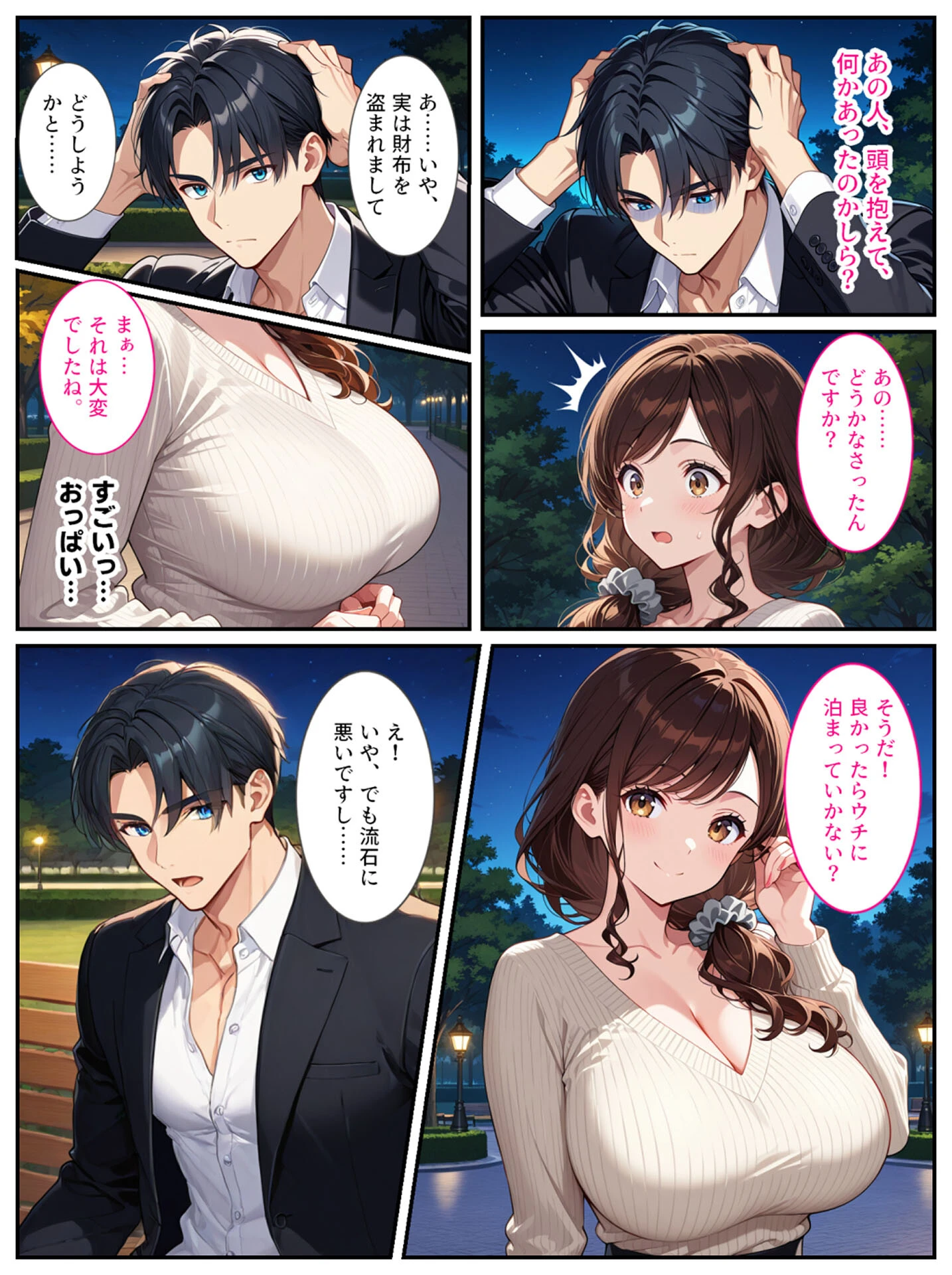 社畜のオレがエロすぎる爆乳母娘に拾われて人生変わりました! モザイク版ページ8