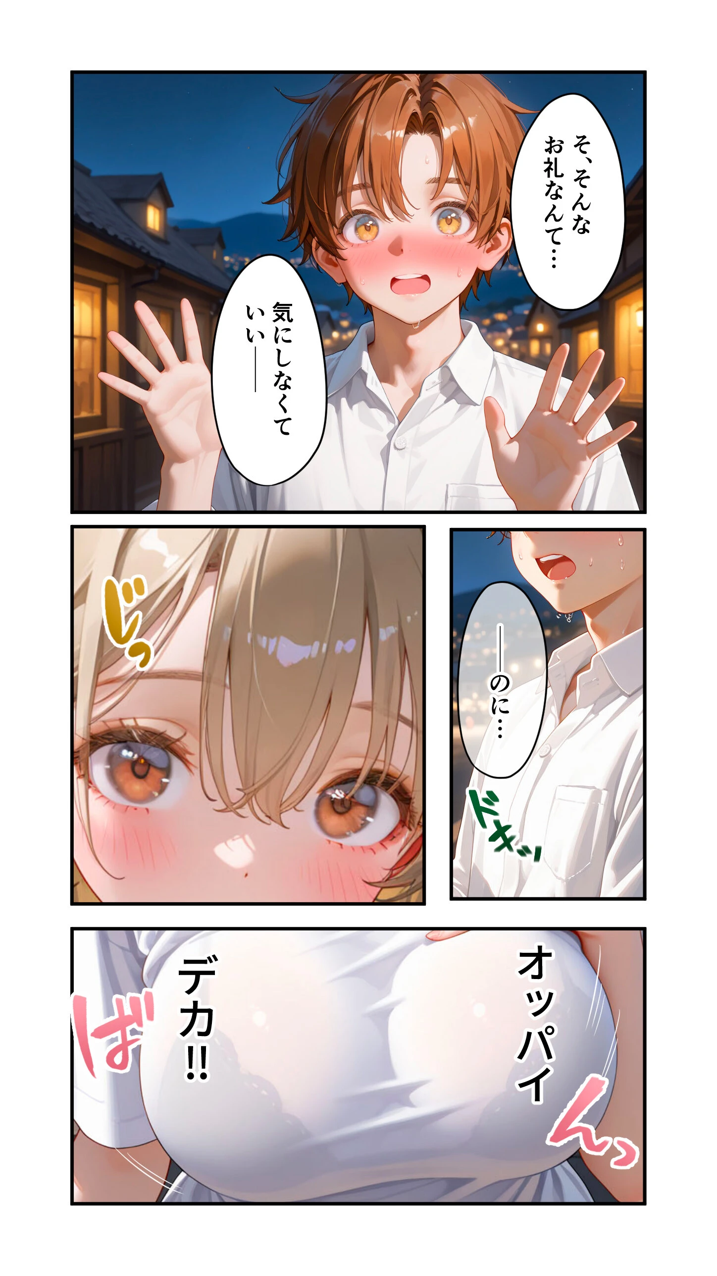 貧乏家族に牛丼奢ったら、おっぱいハーレムできちゃいました…。 〜美人12姉妹のHな恩返し〜 (1)ページ24