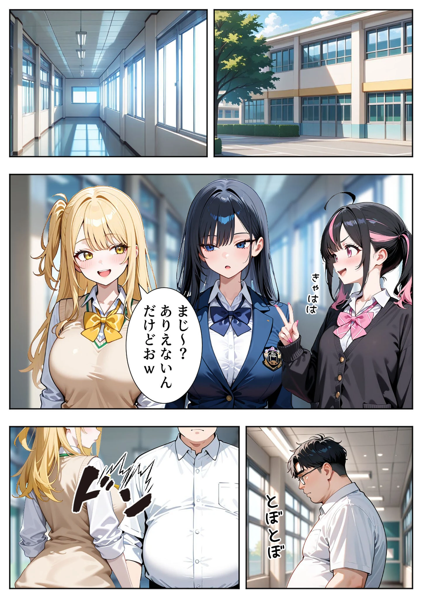 いじめられてた陰キャのボクが生意気チビギャルに中●し報復した話〜桃瀬愛羅 裏垢編〜 モザイク版ページ5
