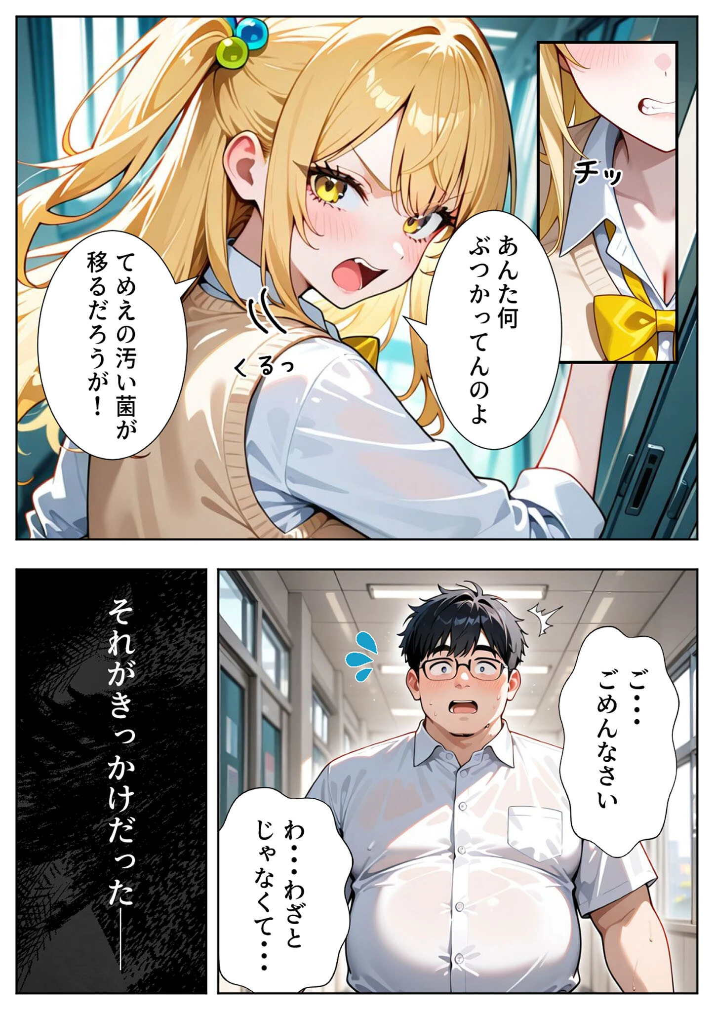いじめられてた陰キャのボクが生意気チビギャルに中●し報復した話〜桃瀬愛羅 裏垢編〜 モザイク版ページ6