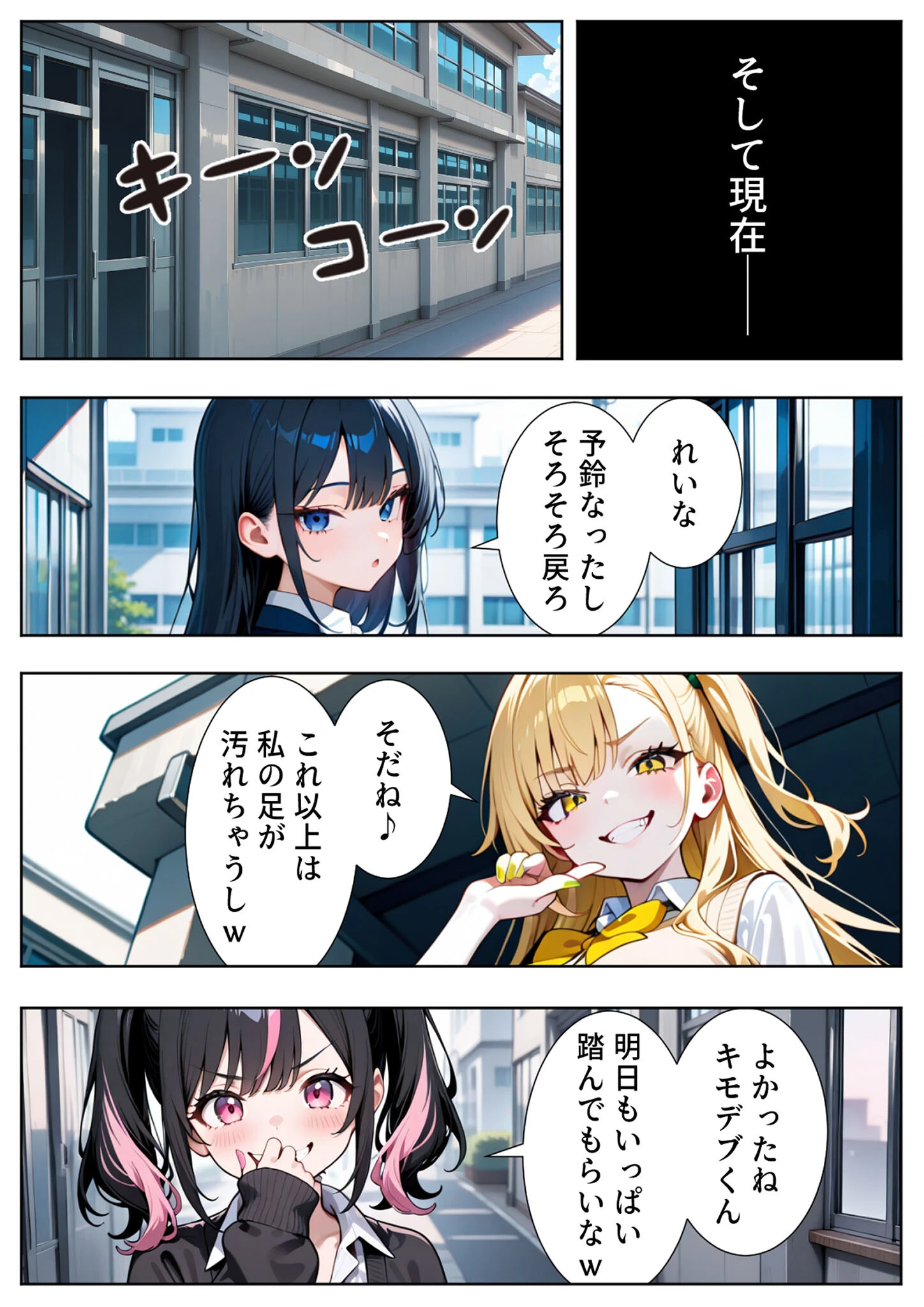 いじめられてた陰キャのボクが生意気チビギャルに中●し報復した話〜桃瀬愛羅 裏垢編〜 モザイク版ページ8
