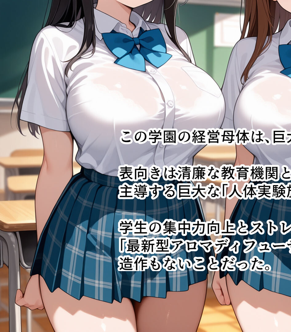 巨乳女学園トランス支配 〜名門女学園・特別被験者観察レポート〜 モザイク版ページ7