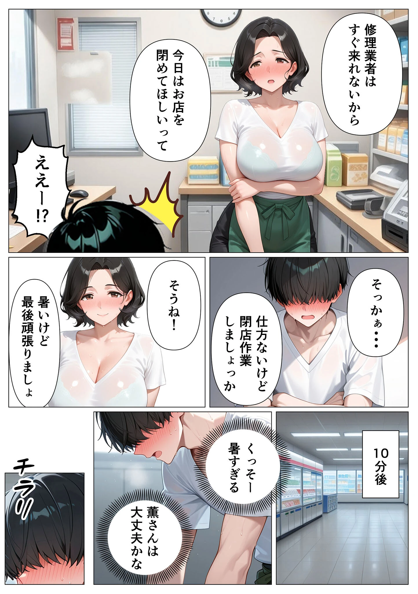 バ先の茶色乳首のパート人妻を玩具攻めしまくったら開花逆転・連続搾精された話（1） モザイク版ページ8