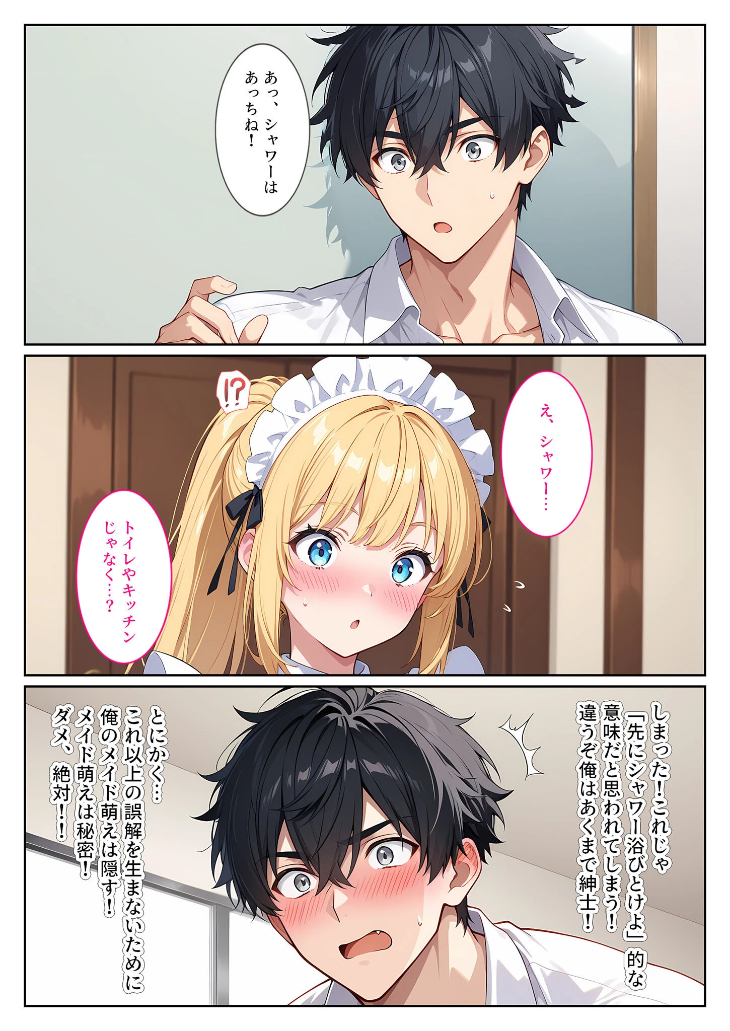 家事代行の爆乳メイドが濃厚なご奉仕エッチをしてくれた話 モザイク版ページ7