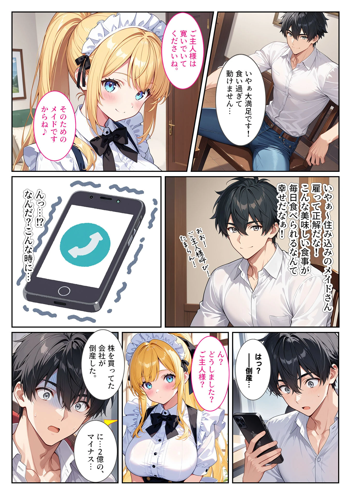 家事代行の爆乳メイドが濃厚なご奉仕エッチをしてくれた話 モザイク版ページ10
