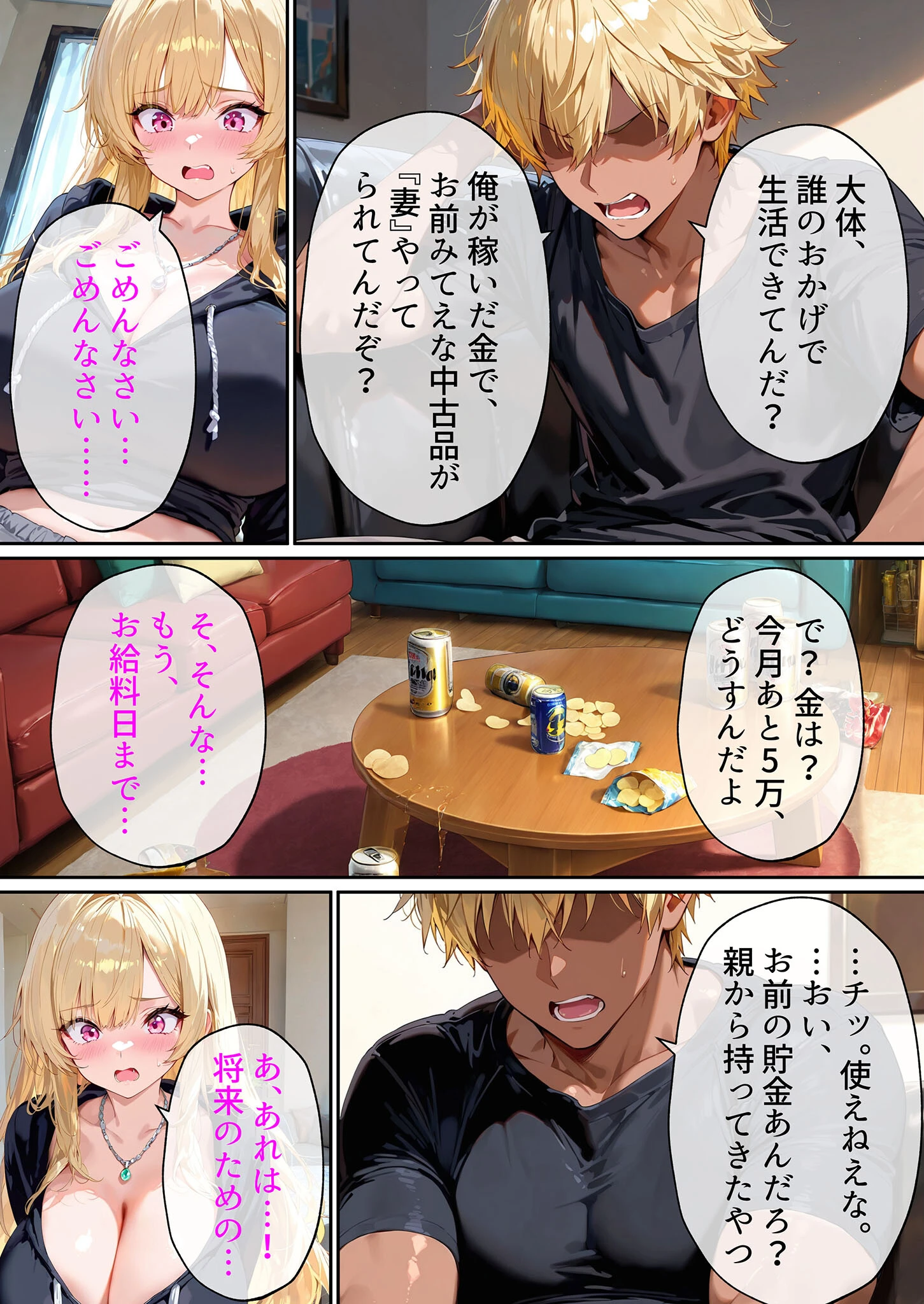 クズ夫への托卵復讐〜お前の嫁（ギャル）、俺が孕ませといたよ〜（1） モザイク版ページ7