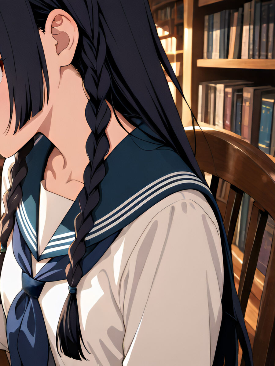 微乳図書委員の受難 おじさんに汚され、理性が崩壊する瞬間 モザイク版ページ4