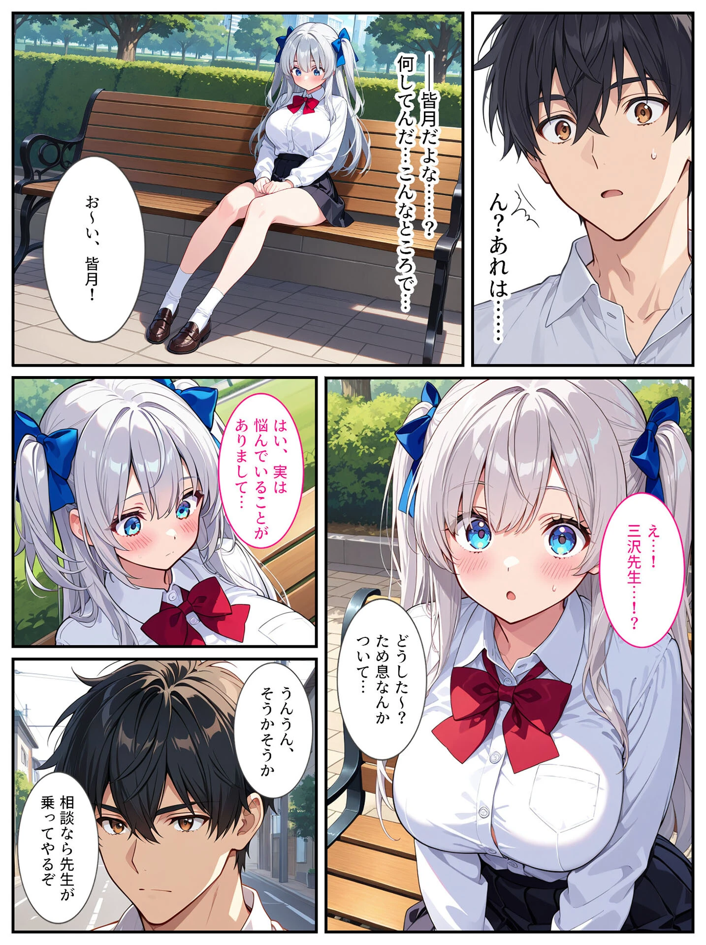 清純無垢な爆乳●●●●を性教育の実習で孕ませちゃいました！ モザイク版ページ7