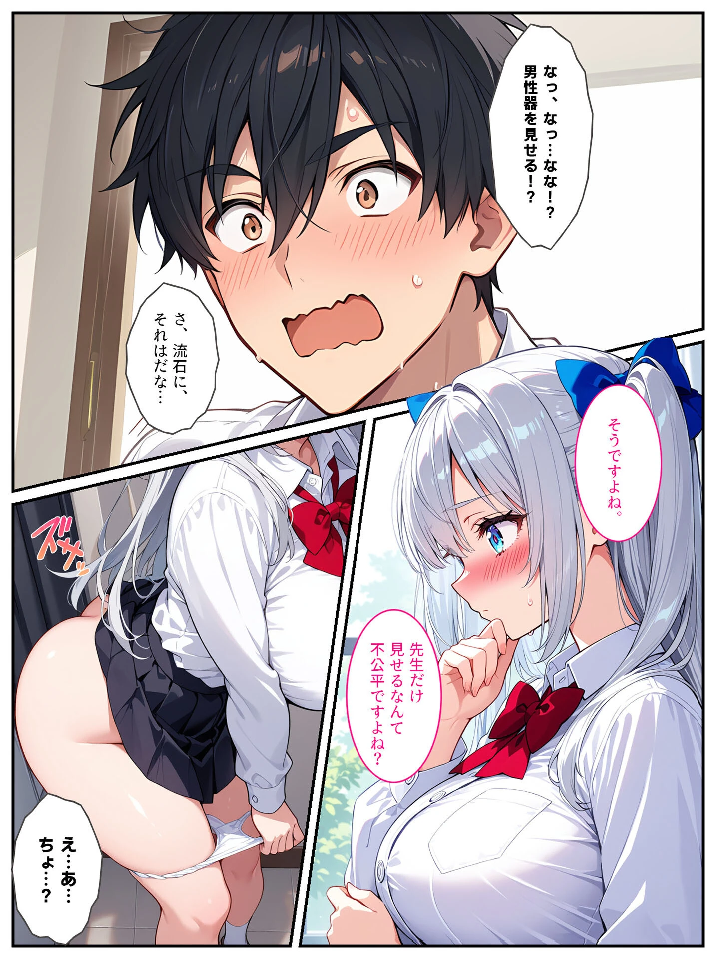 清純無垢な爆乳●●●●を性教育の実習で孕ませちゃいました！ モザイク版ページ14