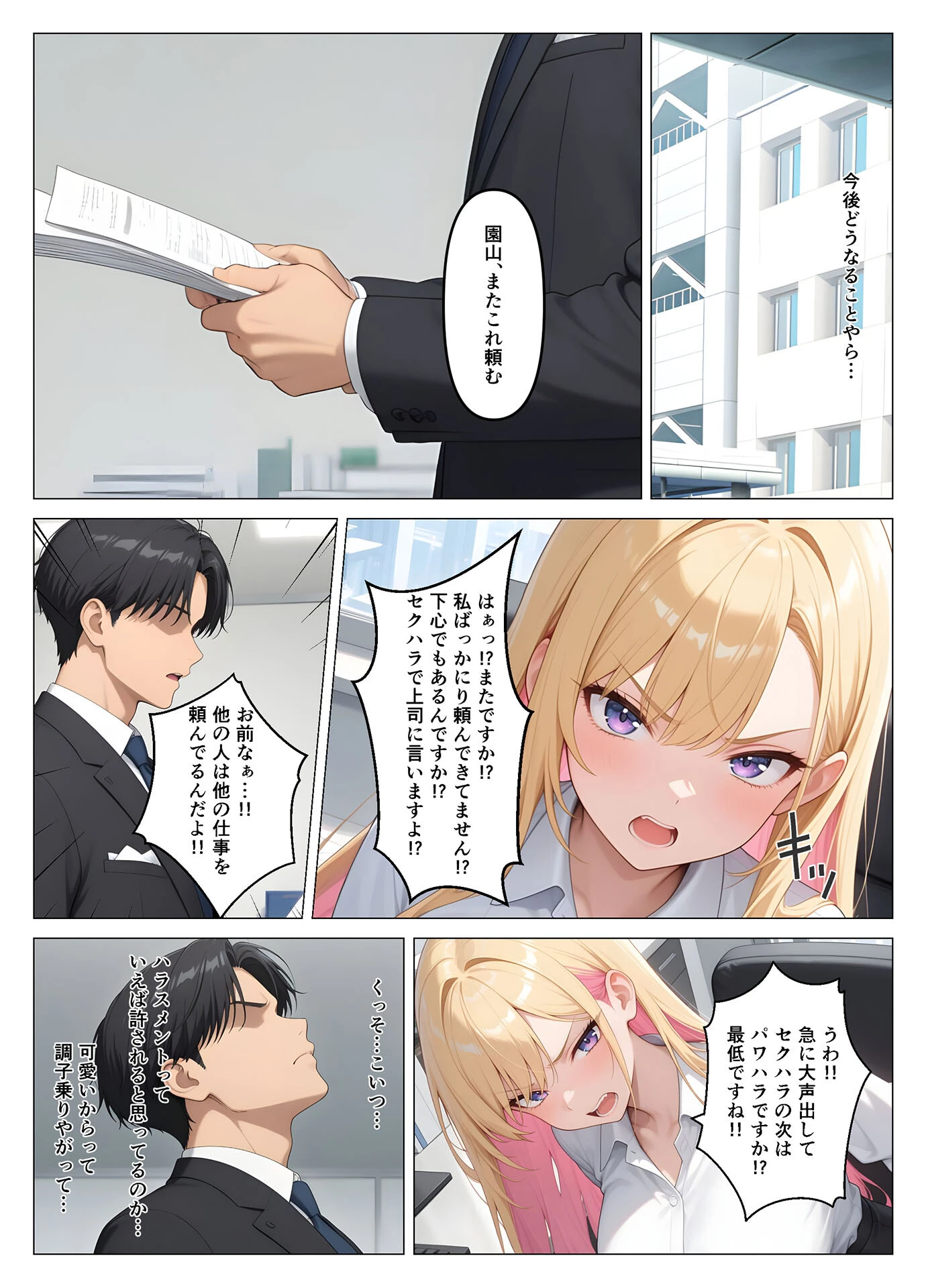 営業成績王になった俺が生意気な新卒ギャルを分からせた話 モザイク版ページ9