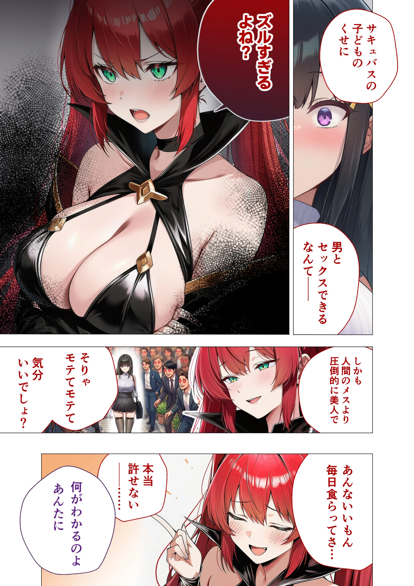 サキュバス・クイーン 第6話 〜キャットファイト〜ページ13