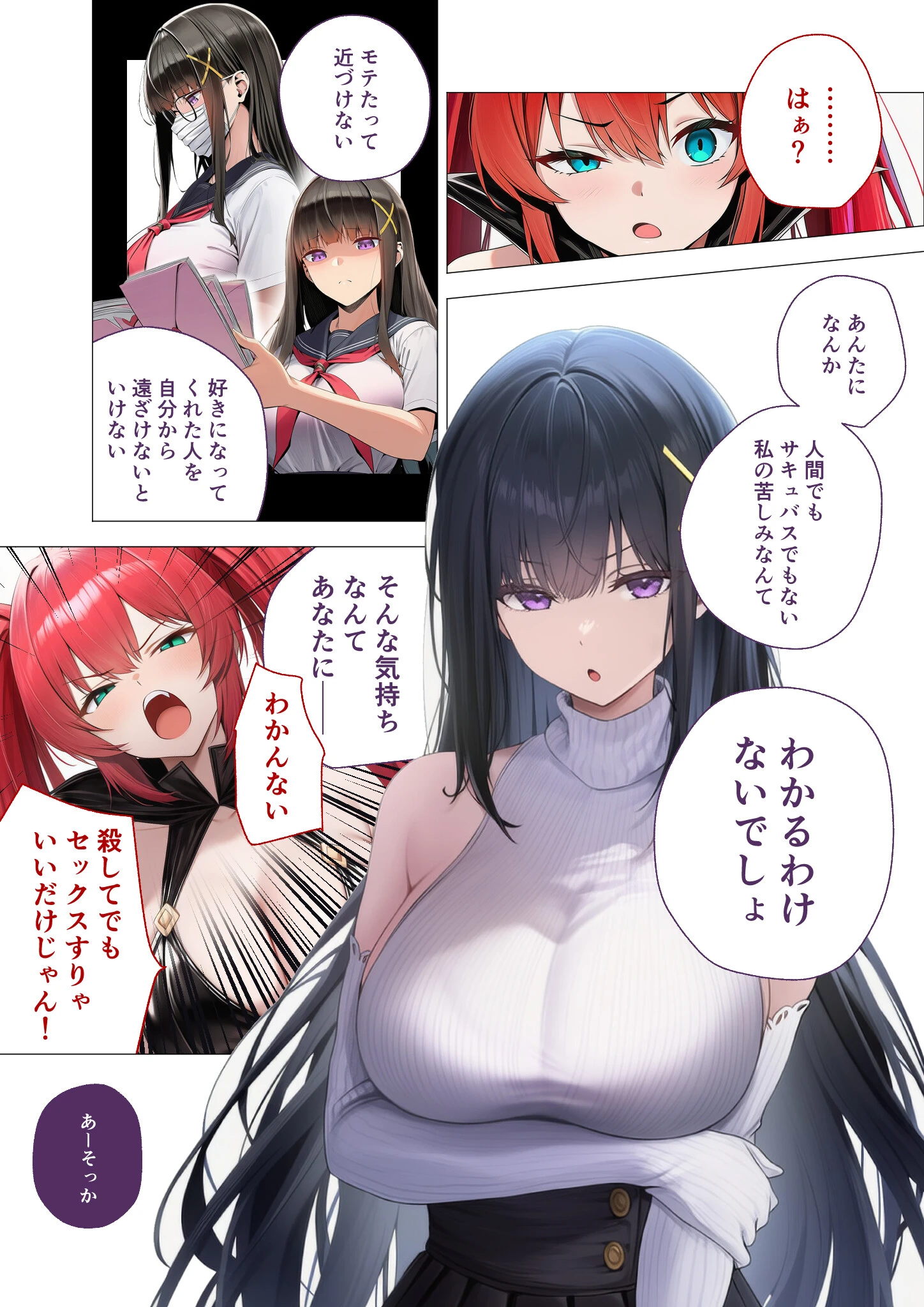 サキュバス・クイーン 第6話 〜キャットファイト〜ページ14