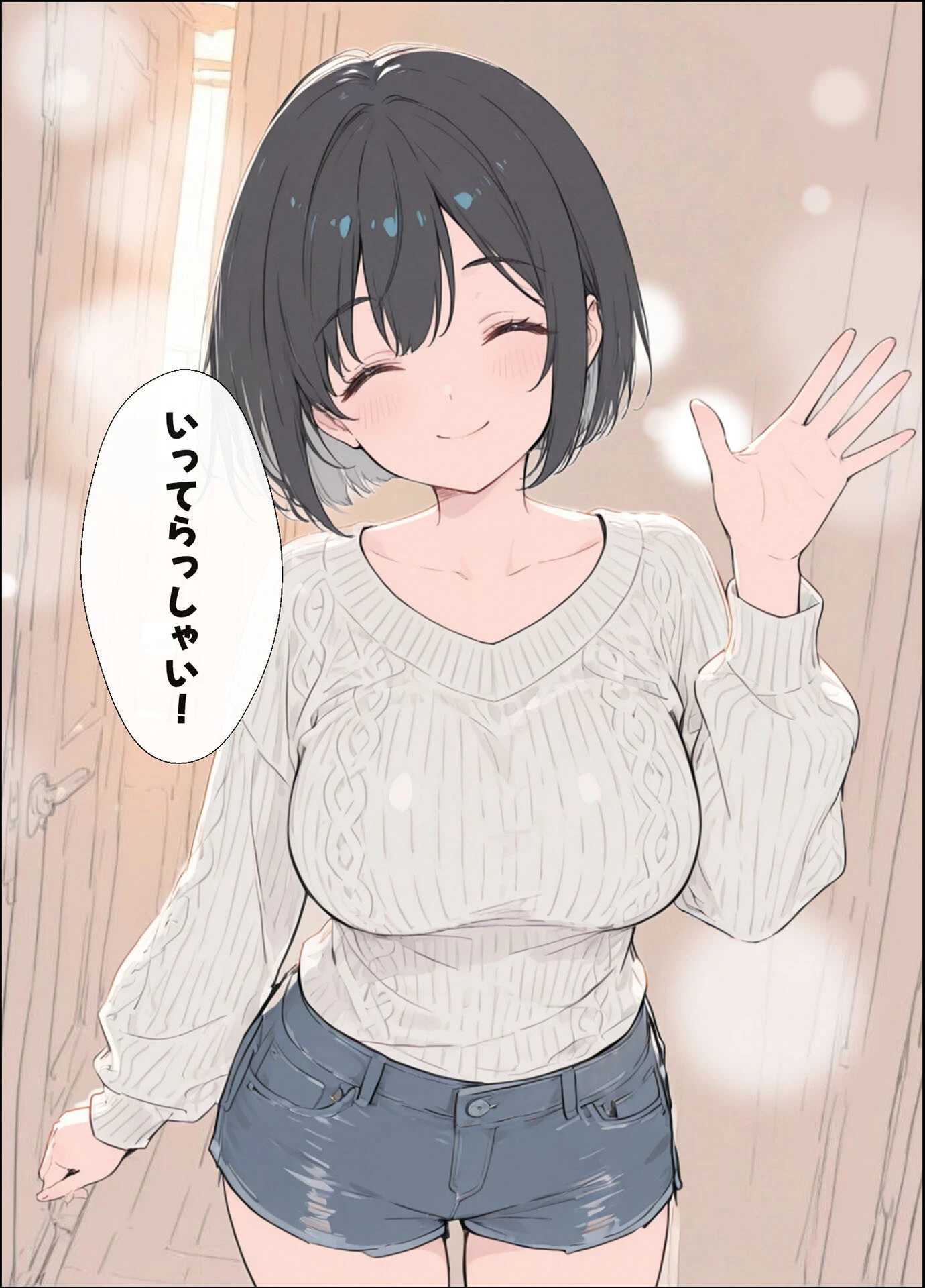 物価高で同棲した巨乳黒髪ボブ義妹と密着甘々中●しSEXした話 モザイク版ページ6